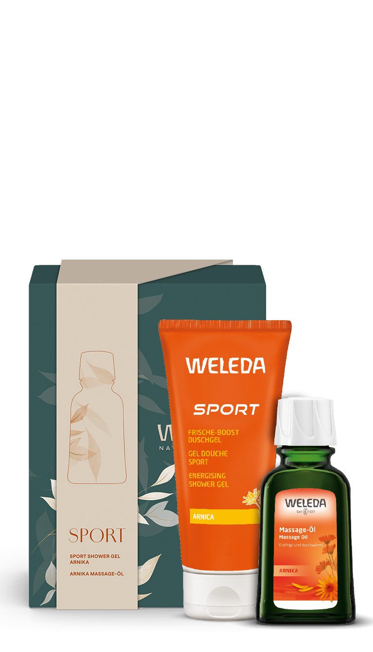 WELEDA Hautpflege-Set Sport Geschenkset Set, 2-tlg.