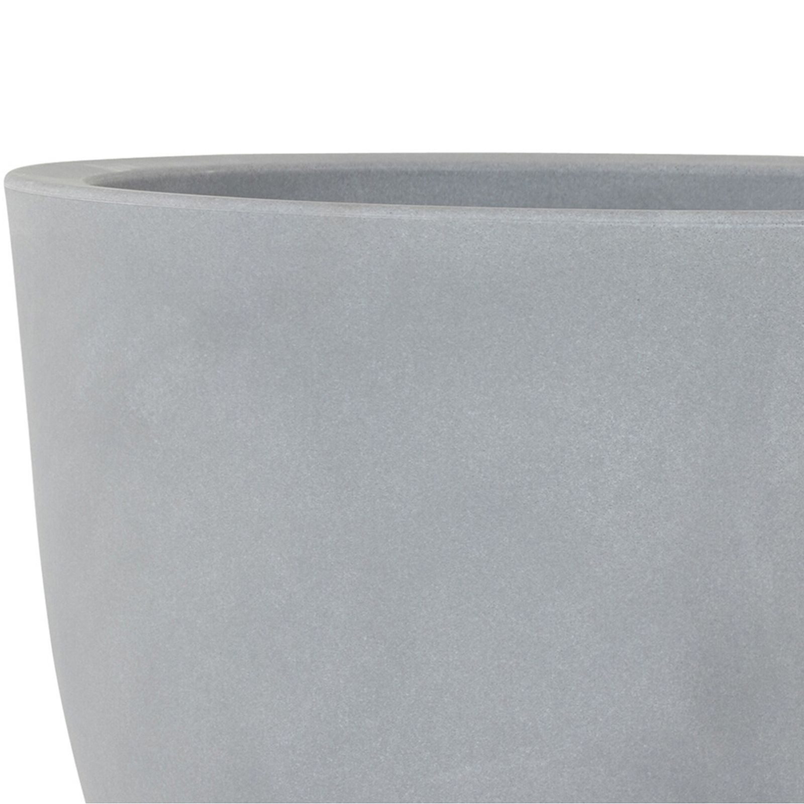 Siena Garden Pflanzkübel Pflanzgefäß BRISTOL 45 stein-grau Ø 45 x 34,5 cm