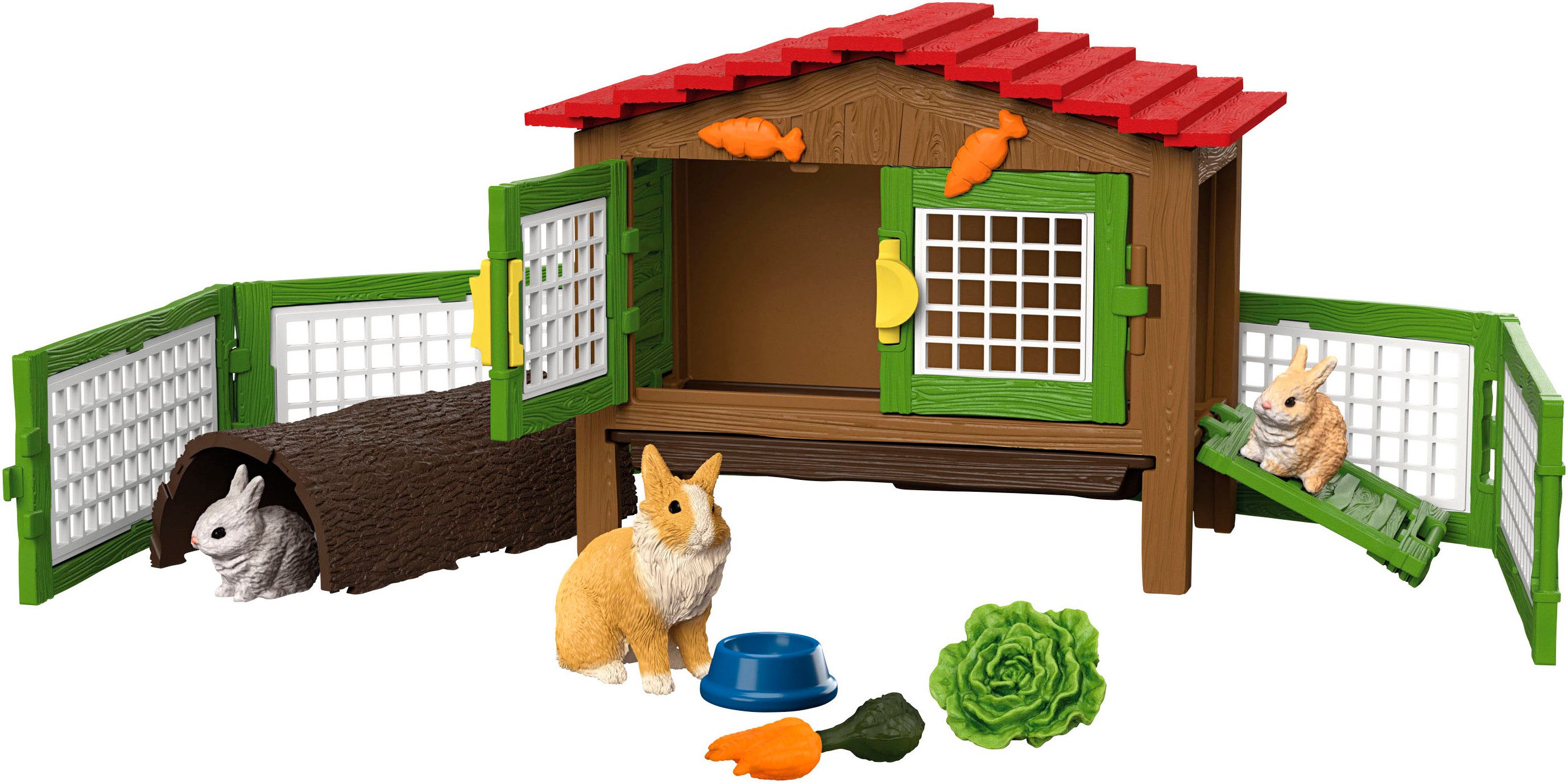 schleich FARM WORLD Kaninchenstall