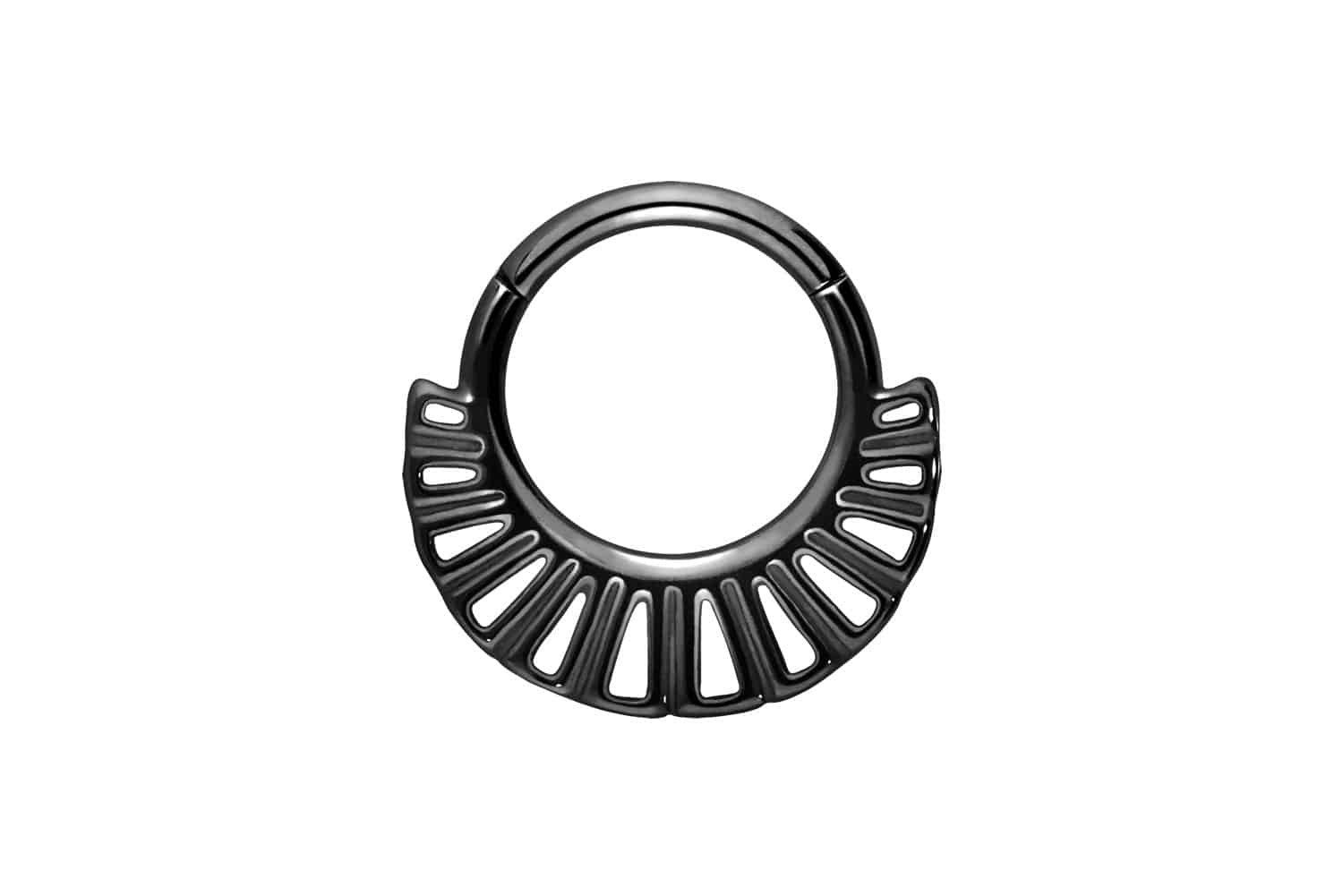 Piercing-Set Chirurgenstahl Segmentring Clicker ETHNO-DESIGN