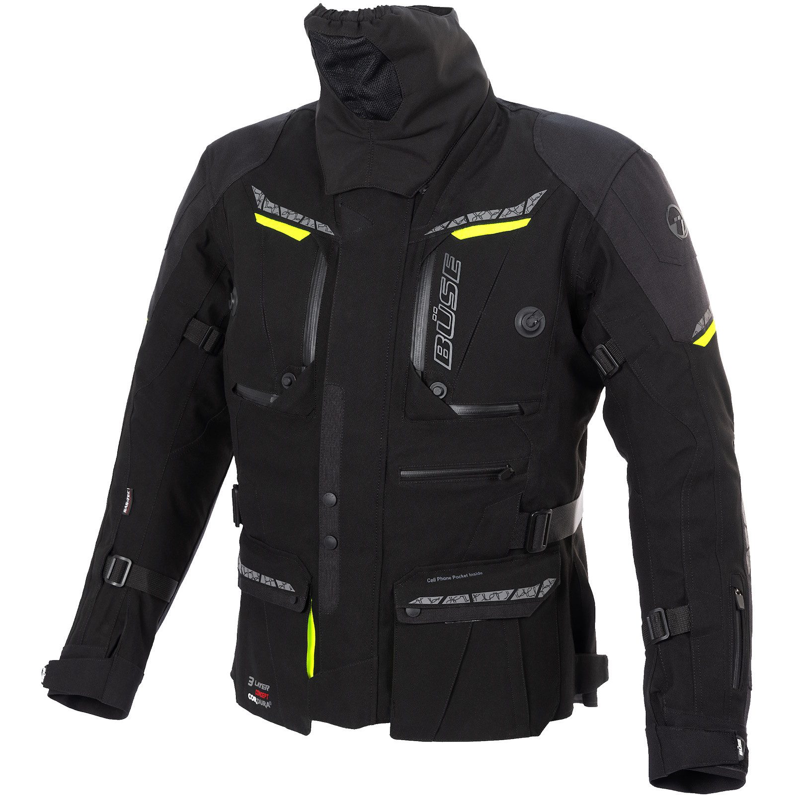 Büse Motorradjacke Büse Storm Textiljacke Schwarz günstig online kaufen