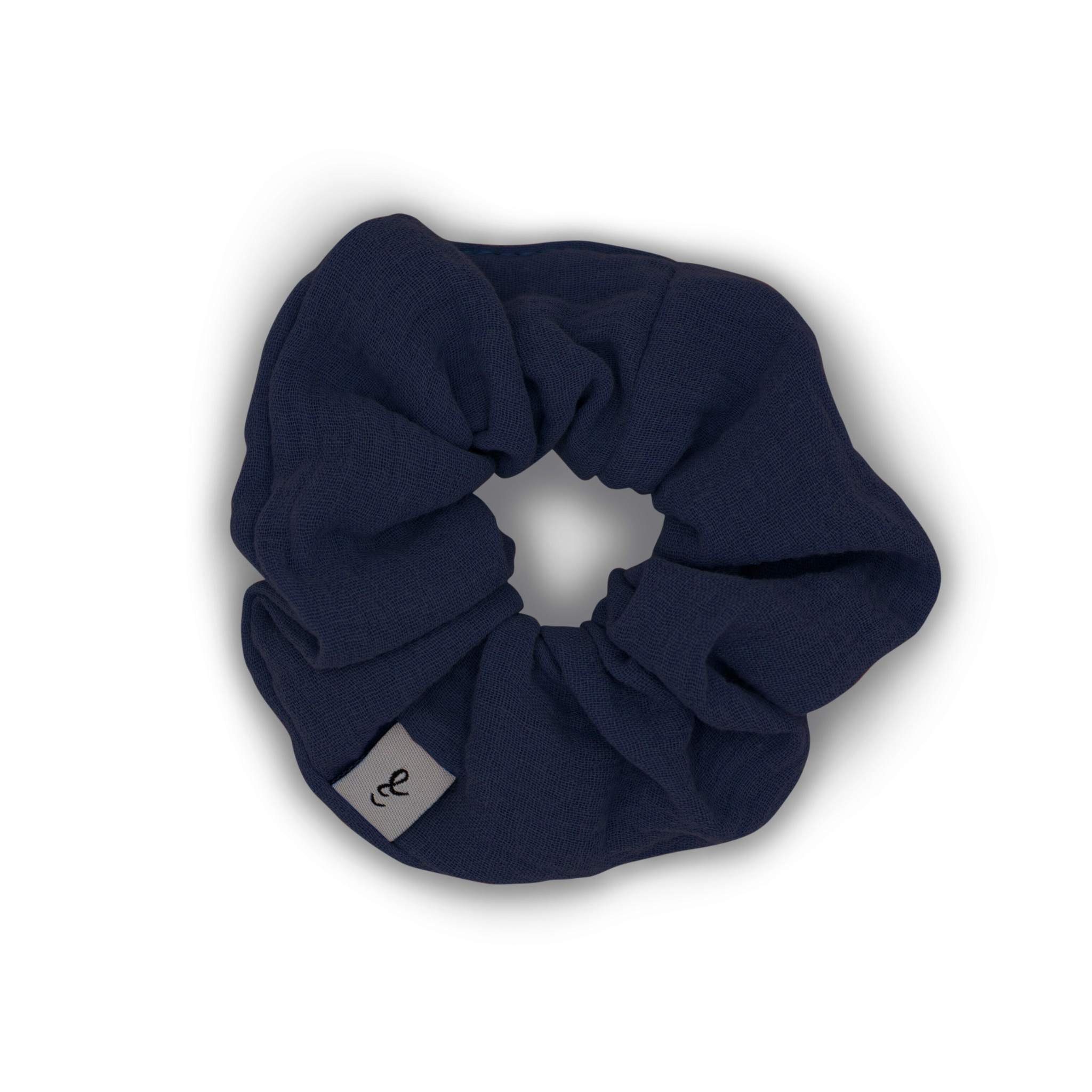 hutch&putch Haargummi Musselin-Scrunchie • Kinder, 1-tlg. Midnight Blue