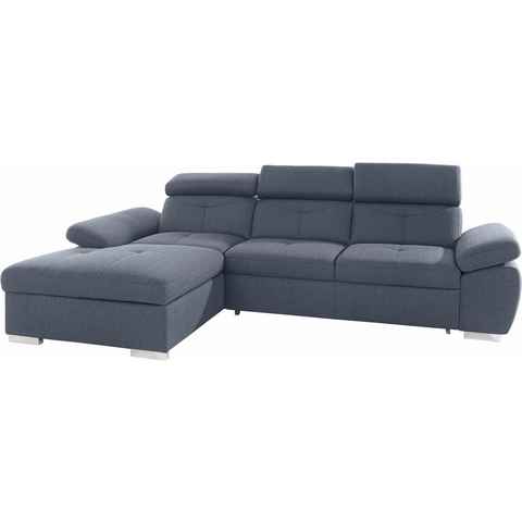 exxpo - sofa fashion Ecksofa Spring, L-Form, wahlweise mit Bettfunktion und Bettklasten