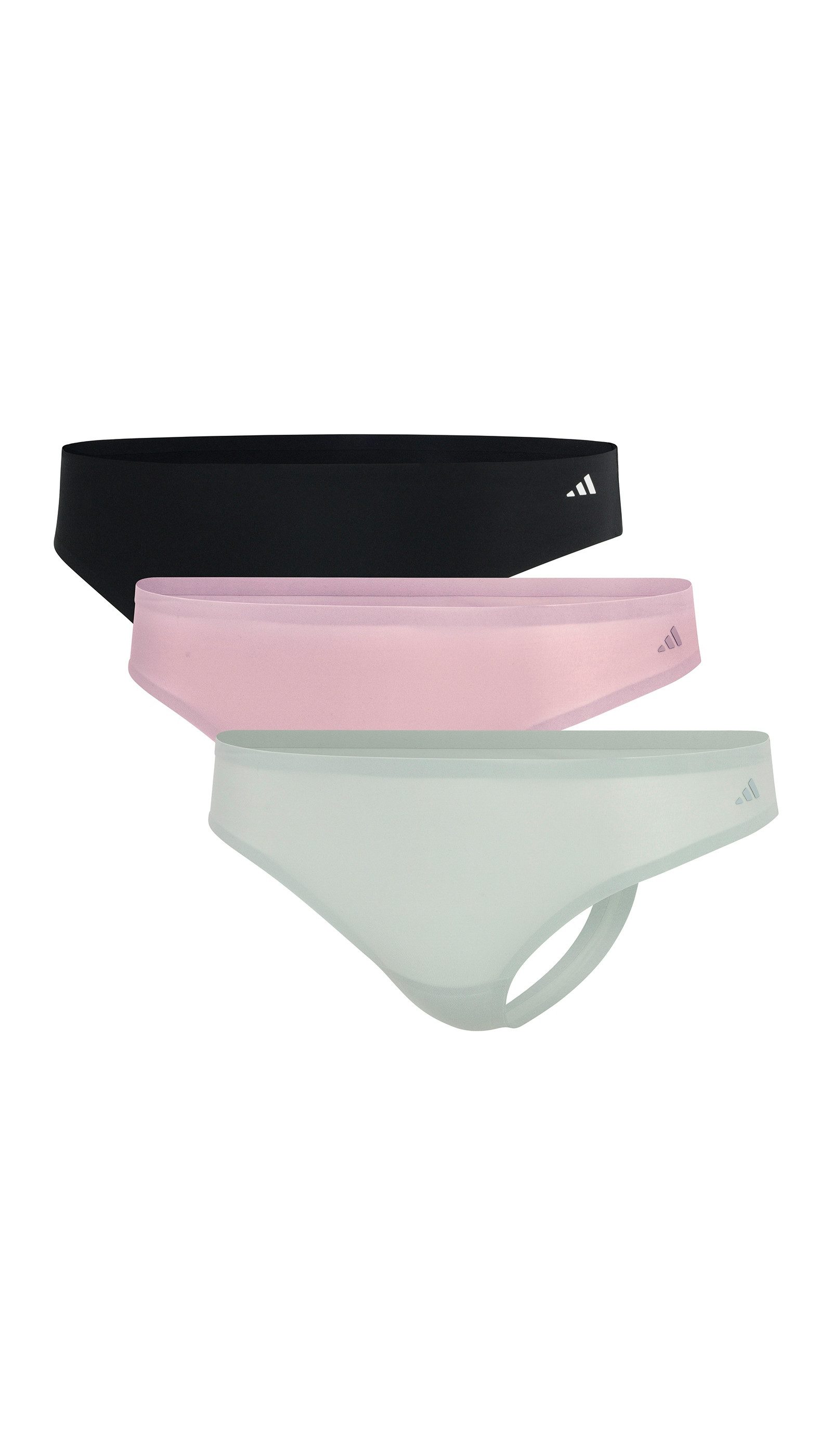 adidas Sportswear Tanga Active Light Flex (3er Pack) elastischer Bund, Multipack, Single Jersey-Qualität, bequem