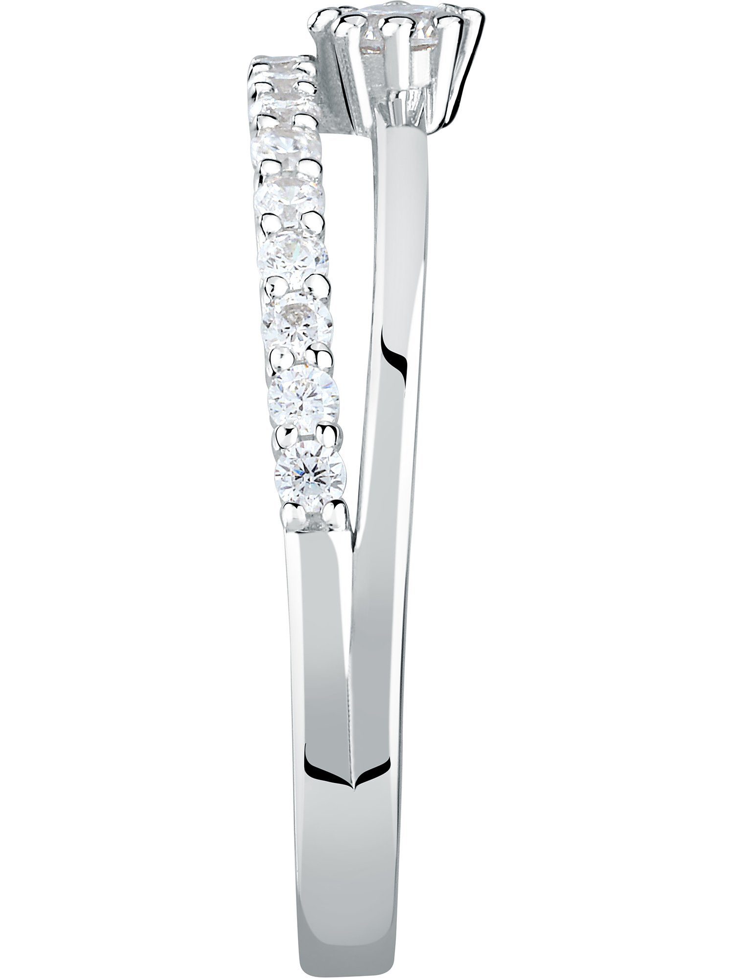 Live Diamond Diamantring Live Diamond Damen-Damenring Smaragd