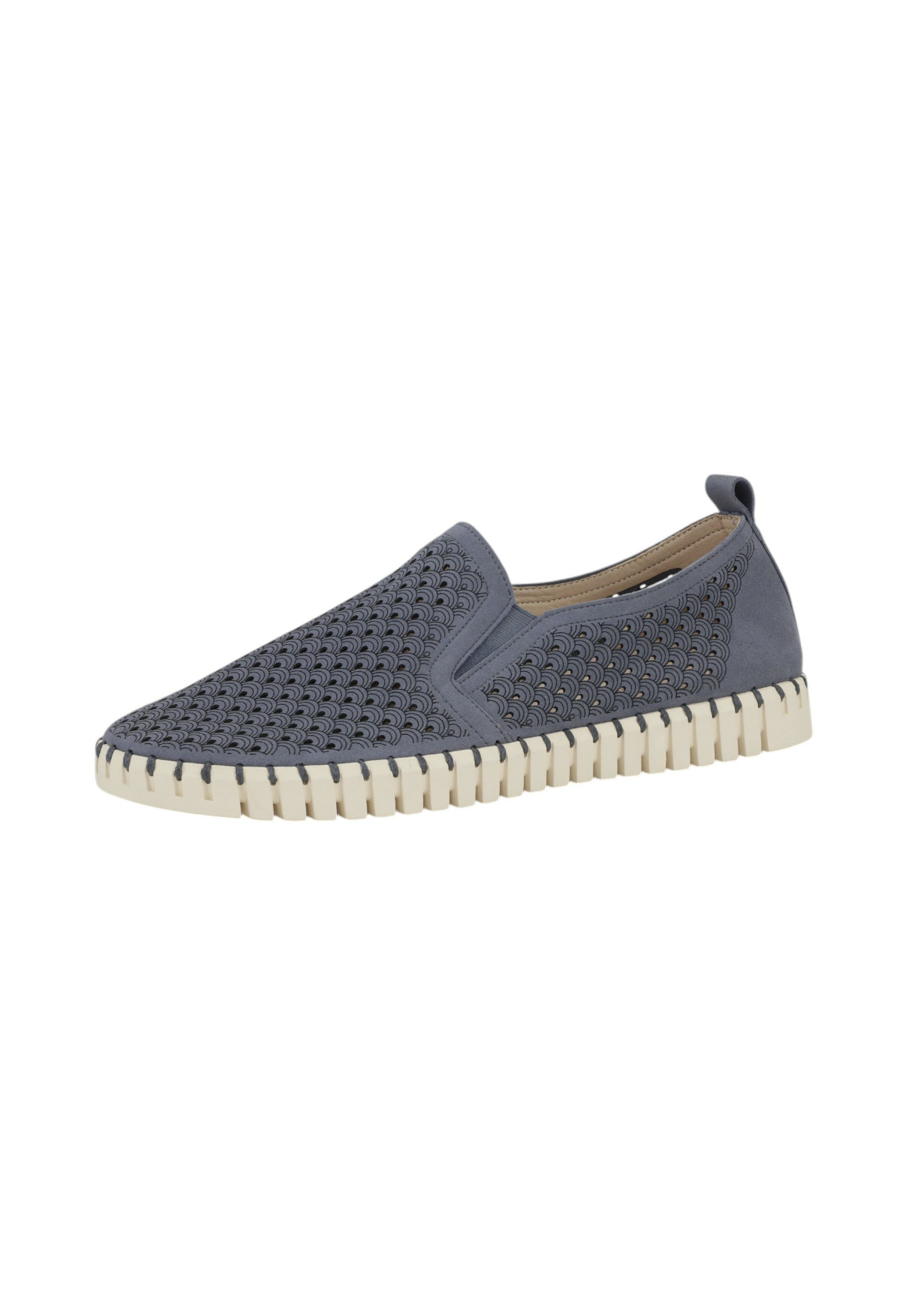 Ilse Jacobsen TULIP140MEN Slipper Plateausohle, atmungsaktive Mikrofaser, hoher Tragekomfort
