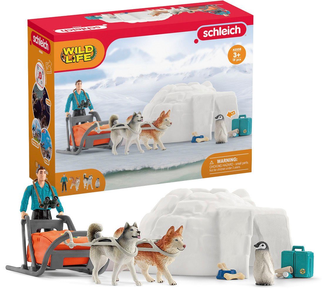 Schleich® Spielwelt WILD LIFE, Antarktis Expedition (42558), Made in Europe