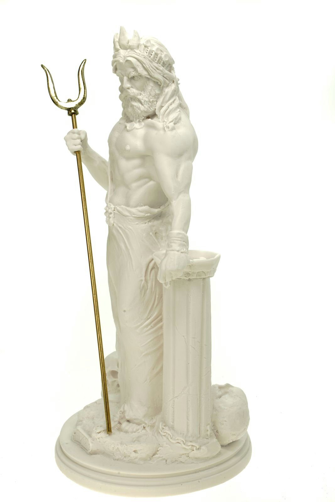 Totengott Hades Dekofigur Kremers Alabaster der Schatzkiste Figur