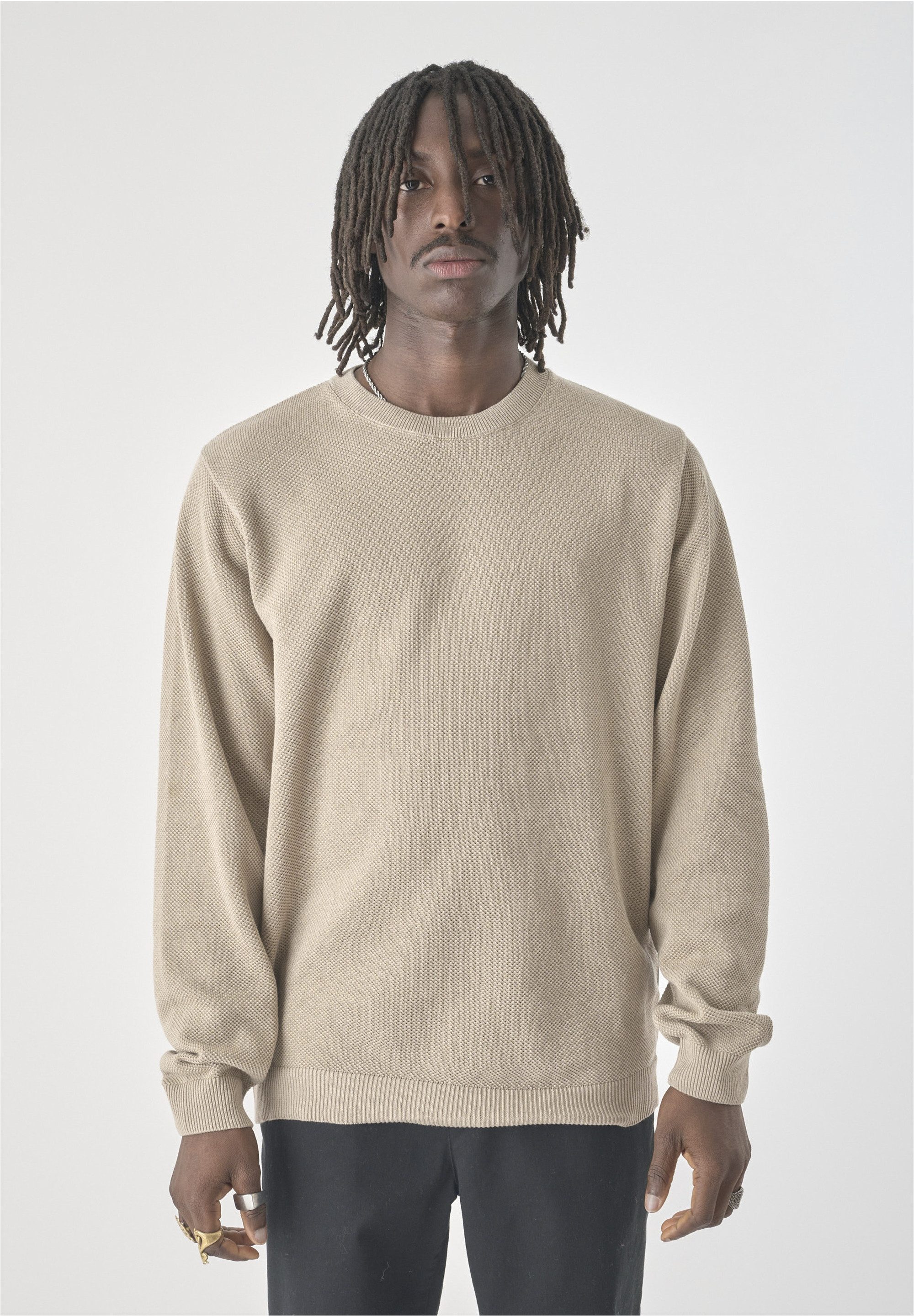 Cleptomanicx Вязаные свитера Crewneck Grower im lockeren Schnitt