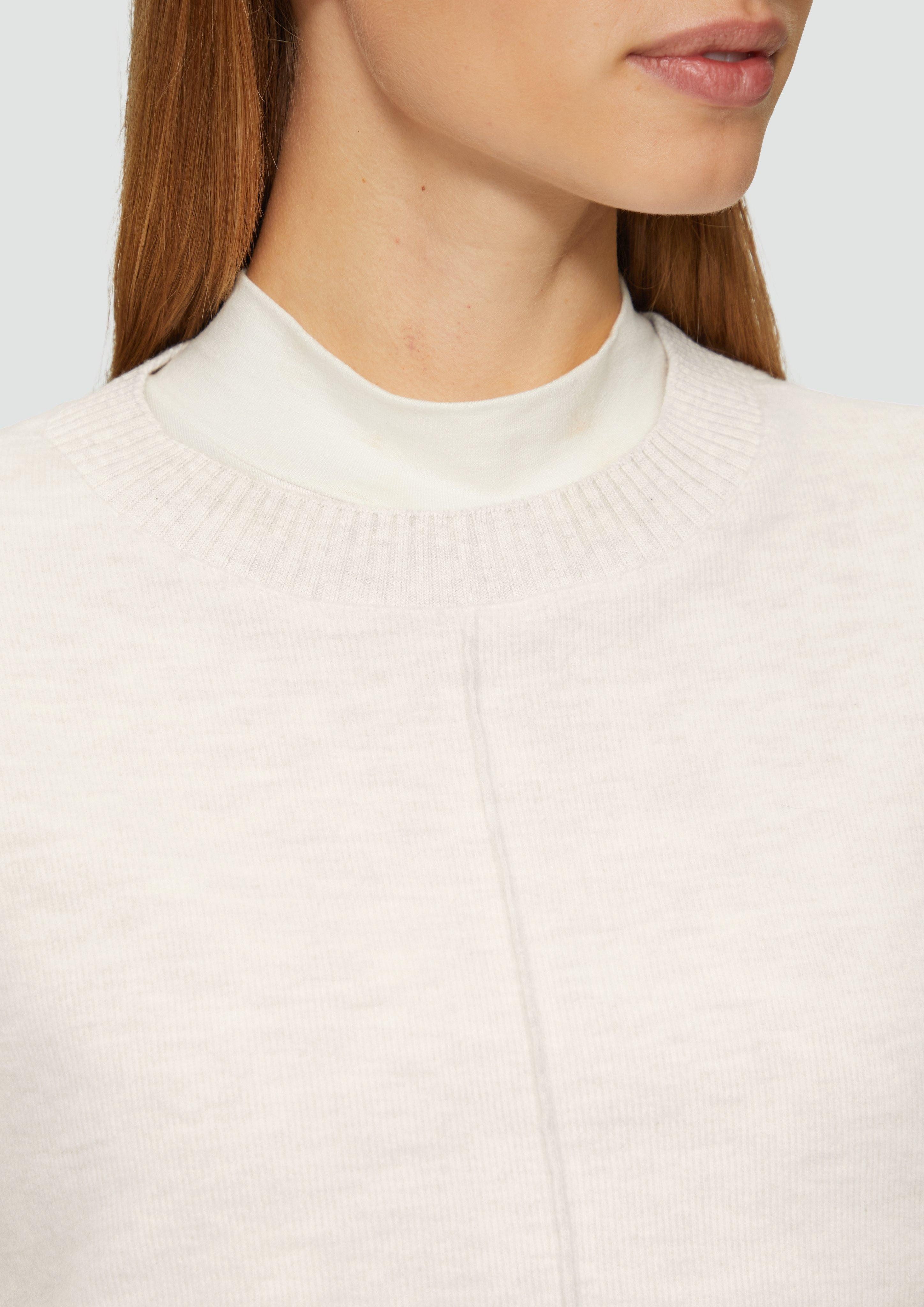 s.Oliver Minikleid Weiches Sweat-Kleid mit Ziernaht günstig online kaufen