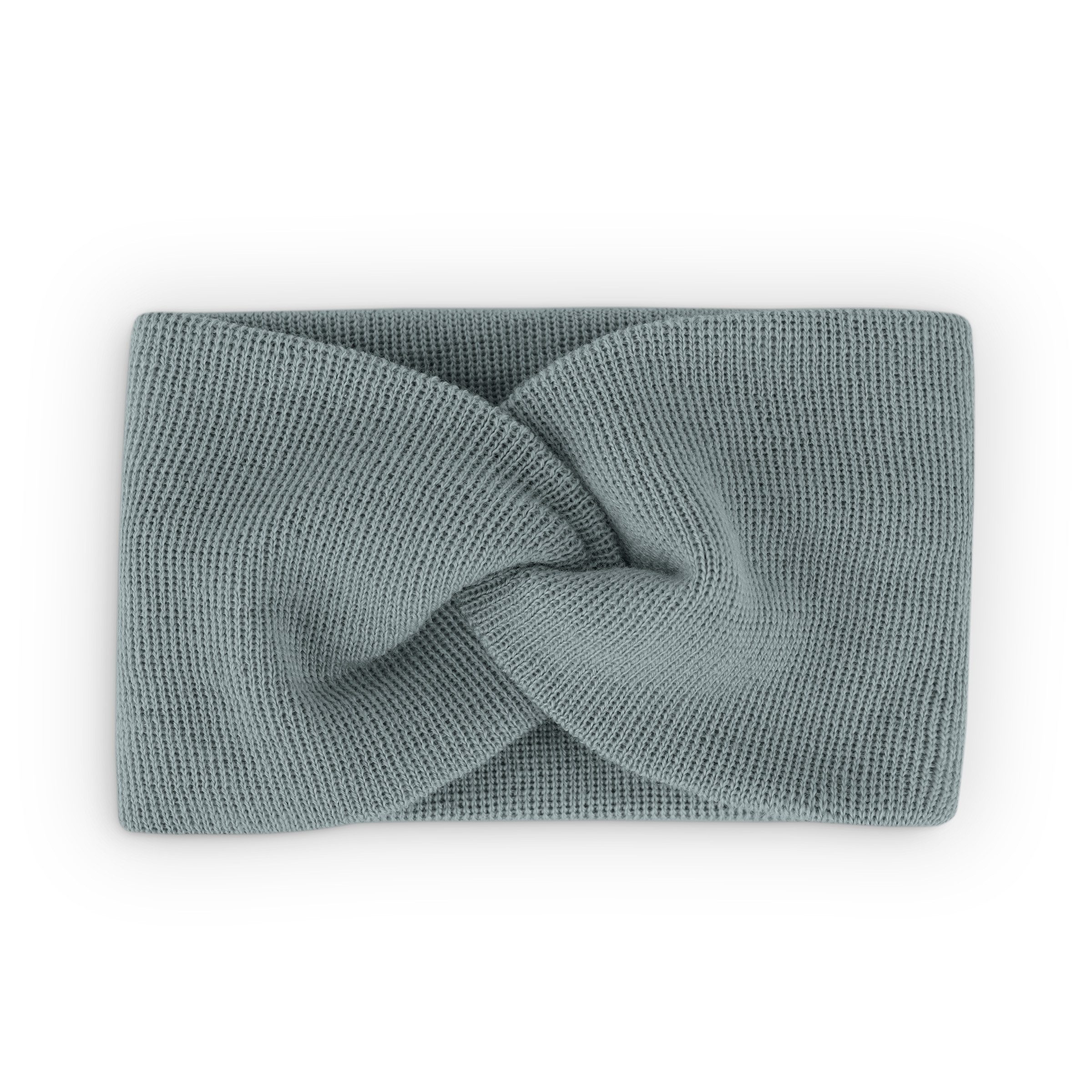 Ehrenkind Stirnband für Kinder aus 100 % Merino Schurwolle (Jade, atmungsaktiv & mitwachsend) Made in Germany, Knotenstirnband