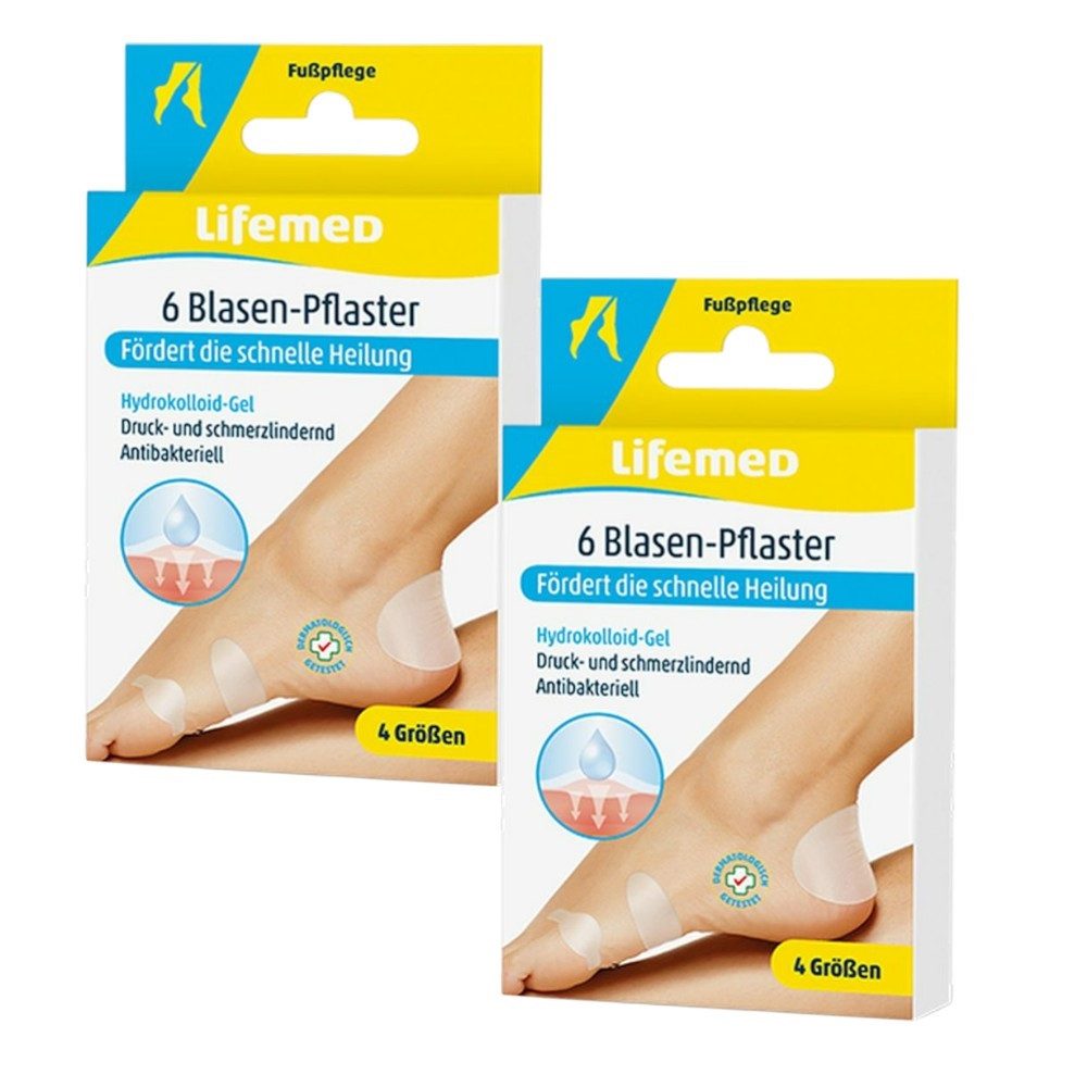 LifeMed Blasenpflaster 2x Lifemed Blasen Pflaster 2x 6 Pflaster