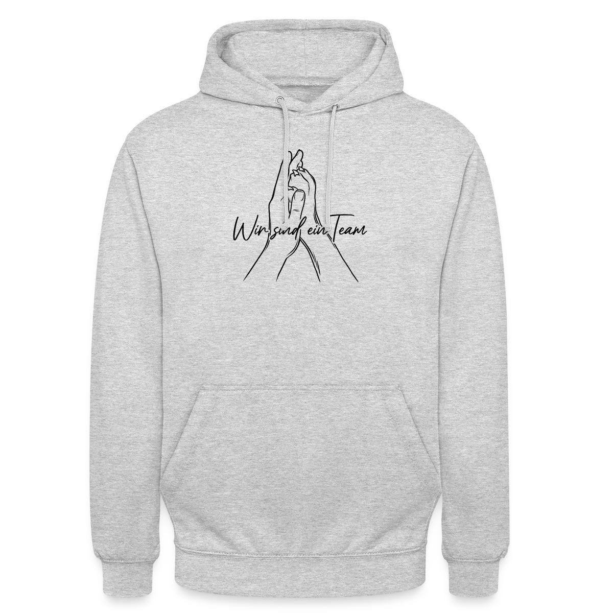 Spreadshirt Hoodie Wir Sind Ein Team, Mensch Und Hund Unisex Hoodie (1-tlg)