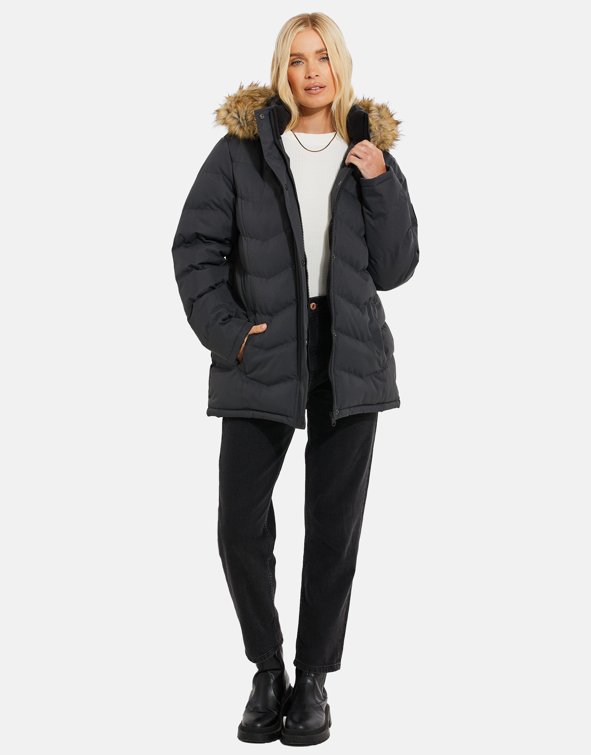 Threadbare Steppjacke THB Woodie (1-St) mit günstig online kaufen