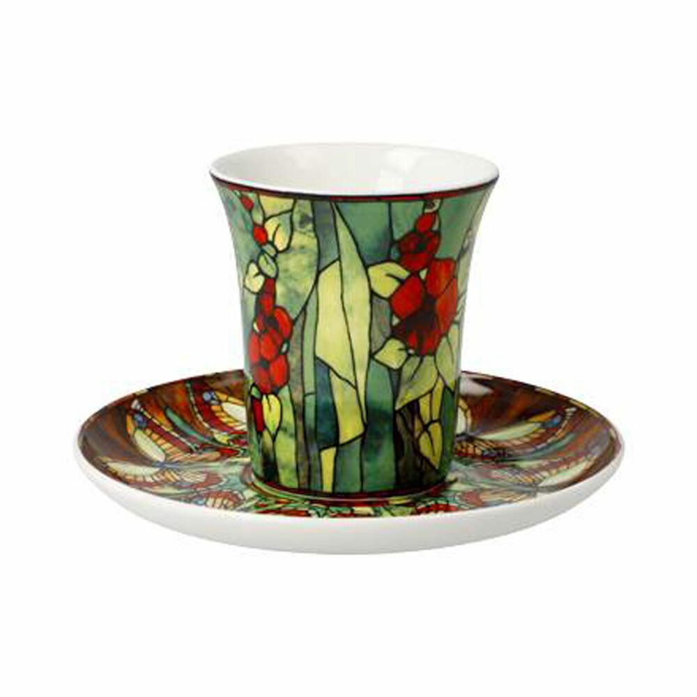 Goebel Espressotasse Tiffany -Schmetterlinge, Fine Bone China