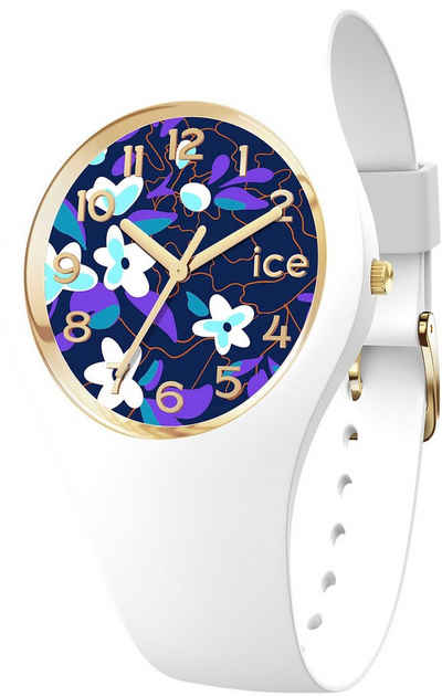 ice-watch Quarzuhr ICE flower - Digital purple - Small - 3H, 021734