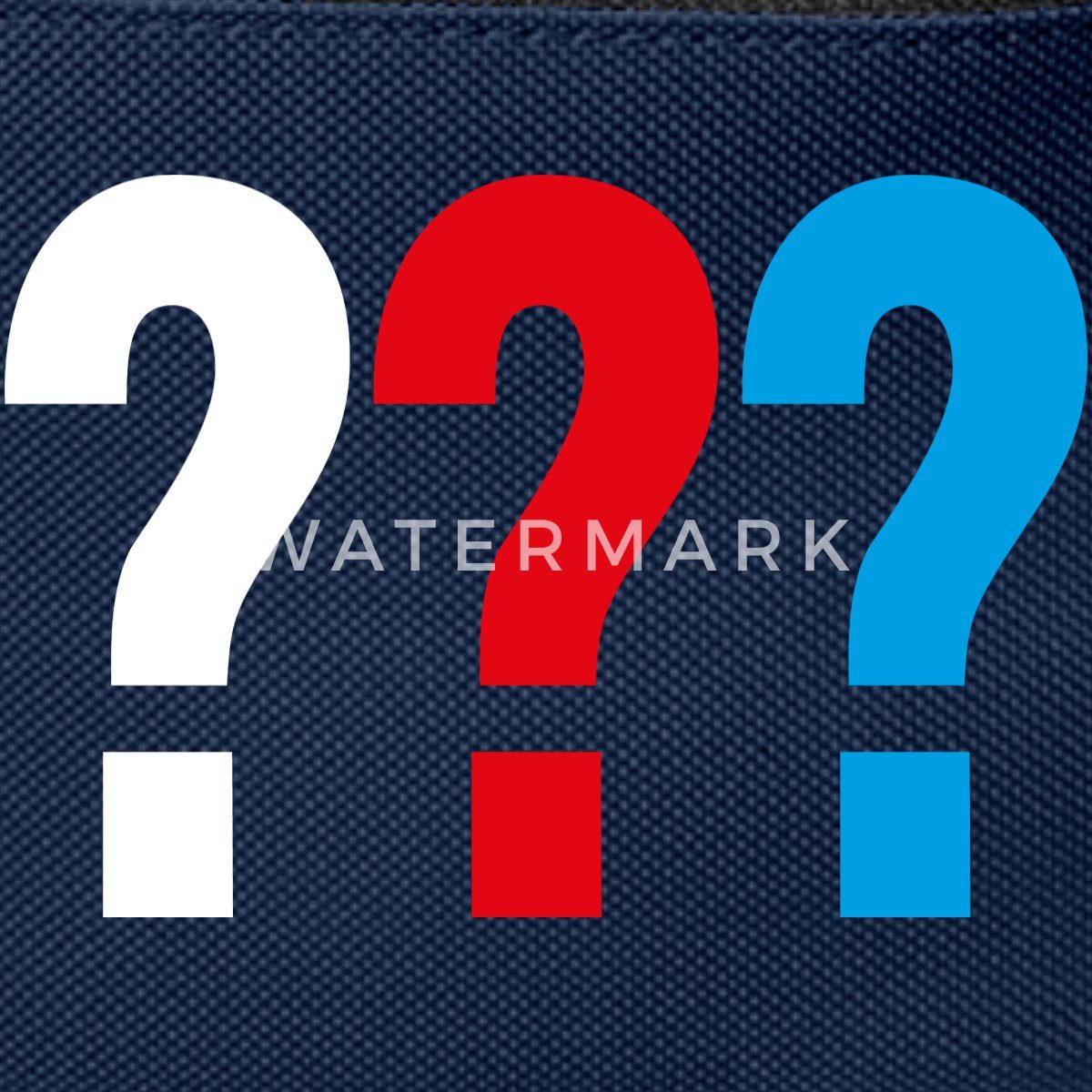 Spreadshirt Gürteltasche Die Drei Fragezeichen Logo Gürteltasche (1-tlg)