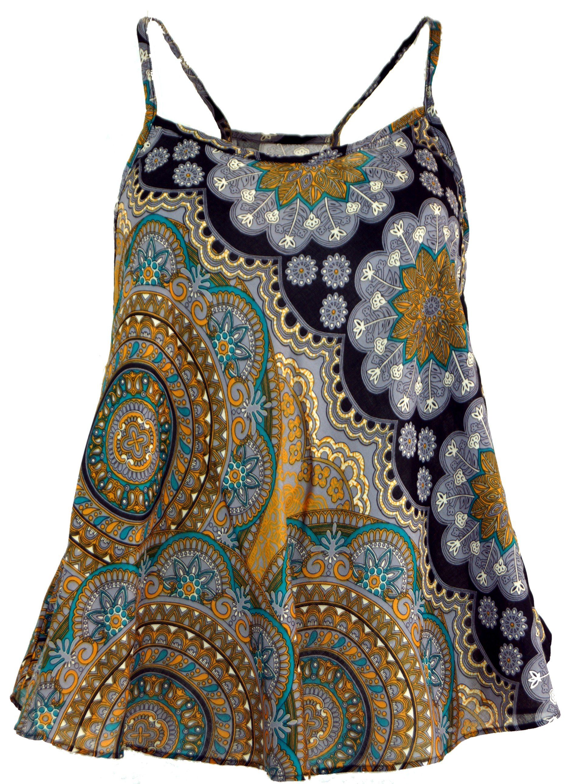 Guru-Shop T-Shirt Boho Trägertop, Sommertop, Damentop, günstig online kaufen