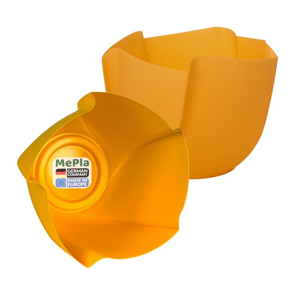 Heimwerkercenter Übertopf MePla - 5 Stück - Dekotopf Twister ø19 - Curry