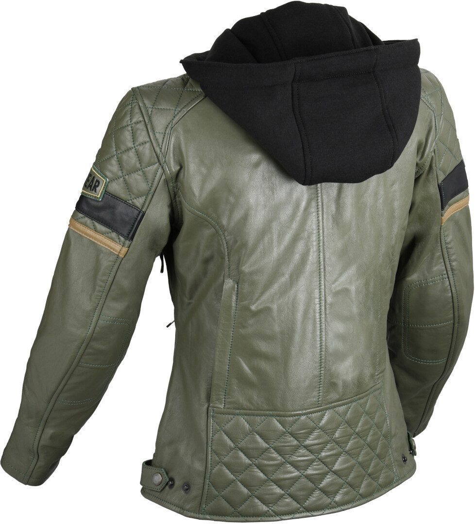 DIFI Motorradjacke Jolene 2 Damen Motorrad Lederjacke protektoren reißverschluss