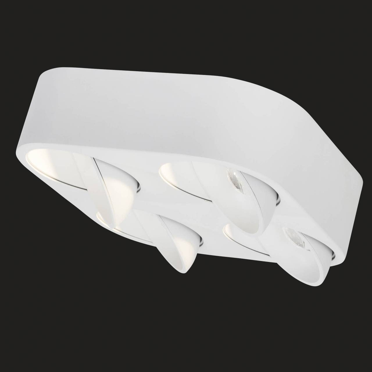 AEG LED Deckenleuchte Leca, LED Alu-Druckguss, 3600 26 26 x cm, wechselbar, warmweiß, weiß lm, schwenkbar, Warmweiß