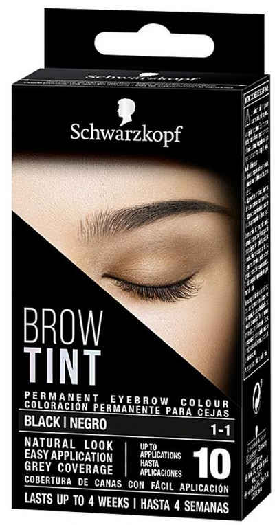Schwarzkopf Augenbrauen-Stift Schwarzkopf Brow Tint Permanent Eye Brow Color 1 - 1 Schwarz