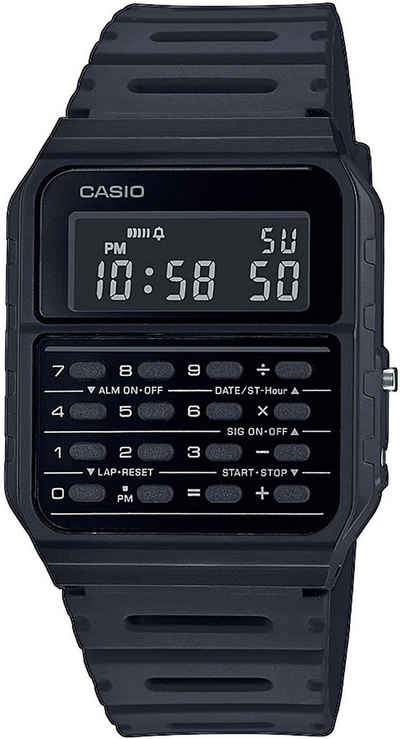 CASIO VINTAGE Chronograph CA-53WF-1BEF, Quarzuhr, Retro, Taschenrechner, Datenbank für Telefonnummern