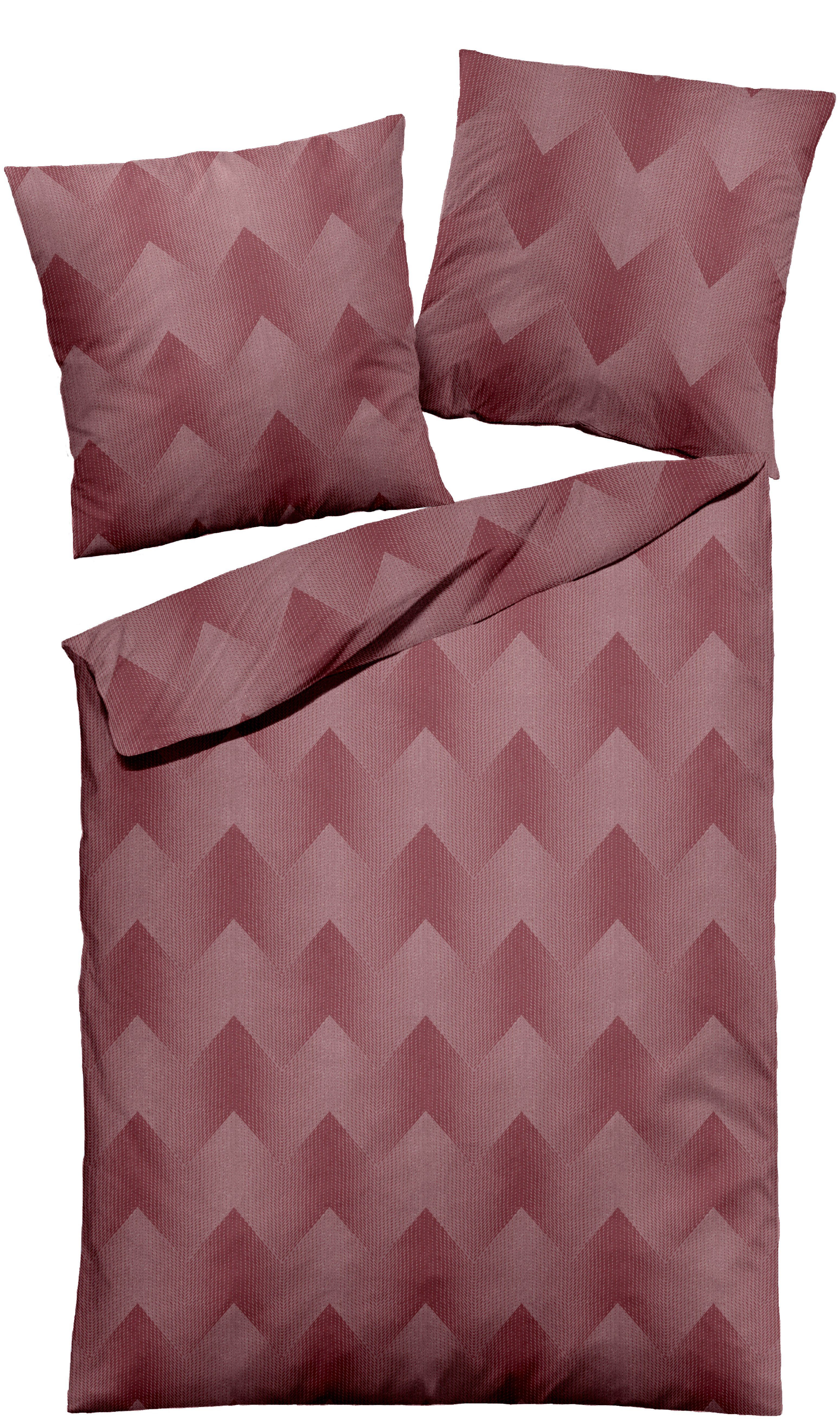 Dormisette Bettwäsche Grafik, Feinflanell, 2 teilig, mit Grafikmuster