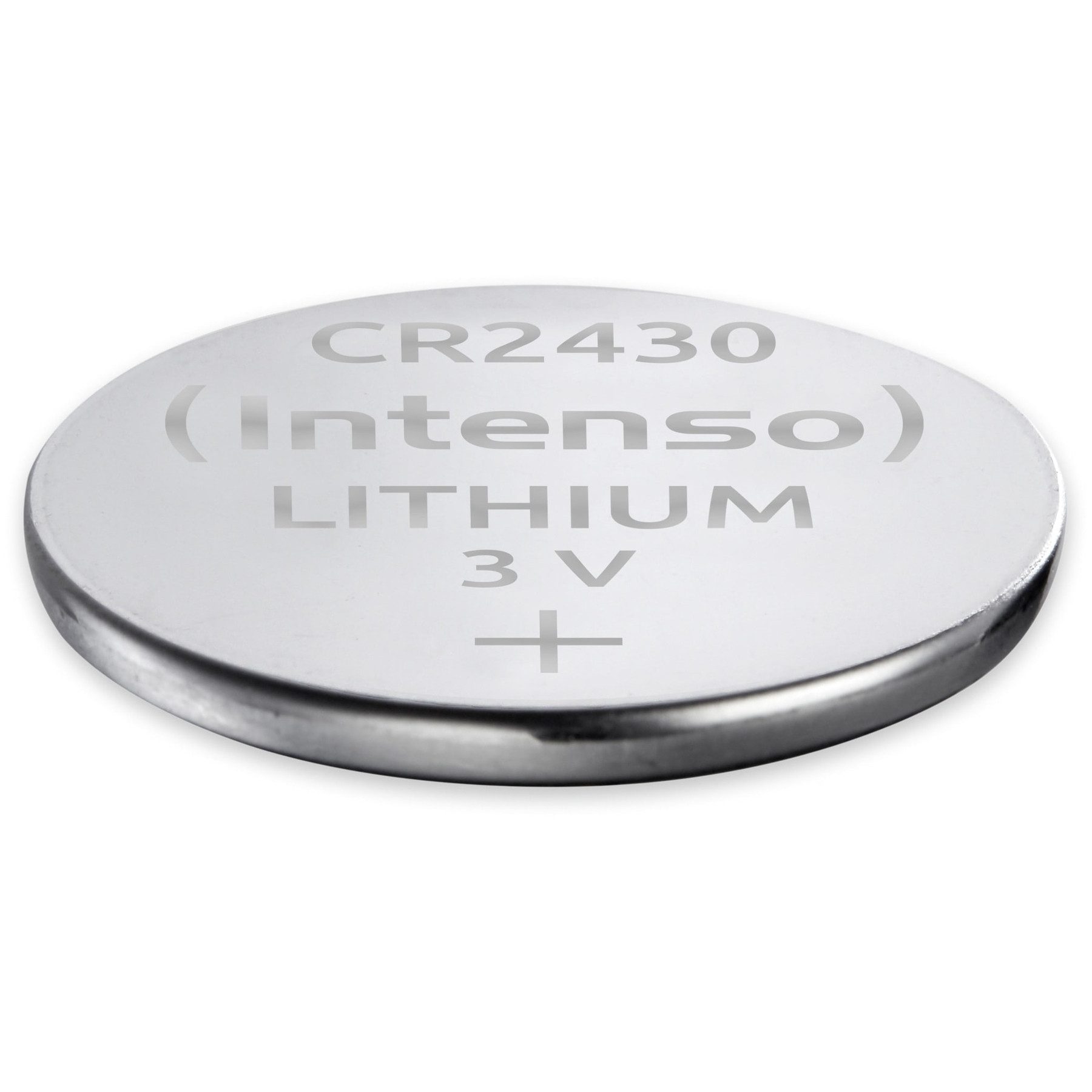 Intenso INTENSO Lithium-Knopfzelle CR2430, 2 Stück Knopfzelle