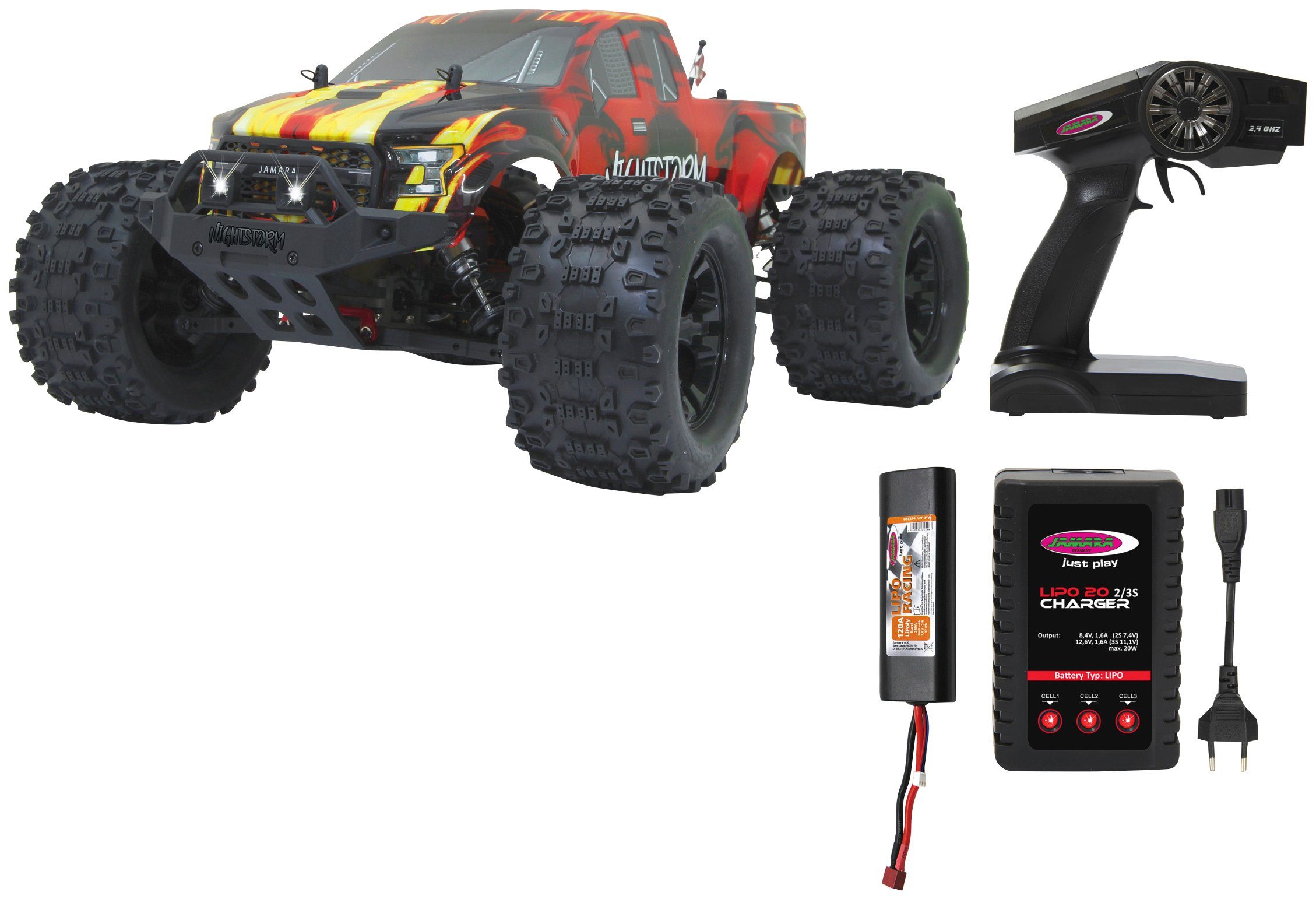 RC-Monstertruck Nightstorm Monstertruck BL 4WD