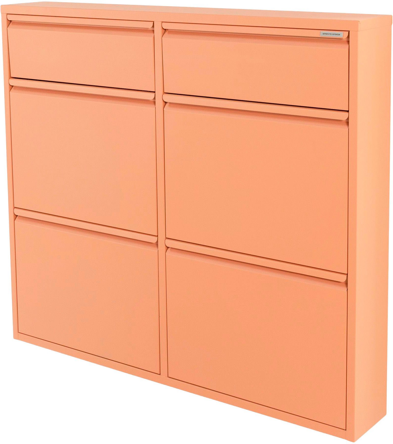 Spinder Design Schuhschrank Metall, Breite 40 cm