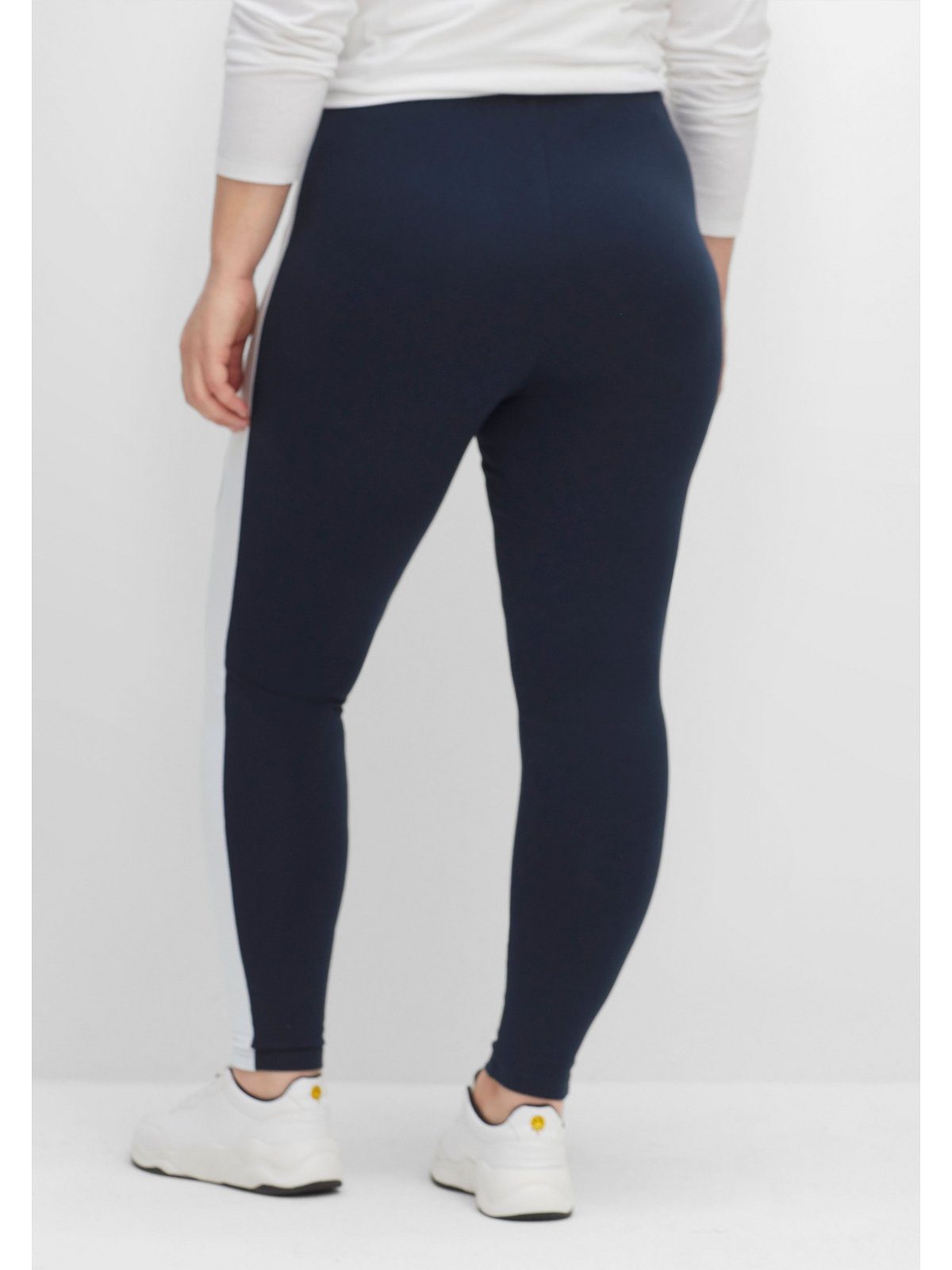 Sheego Leggings Große im Größen College-Stil