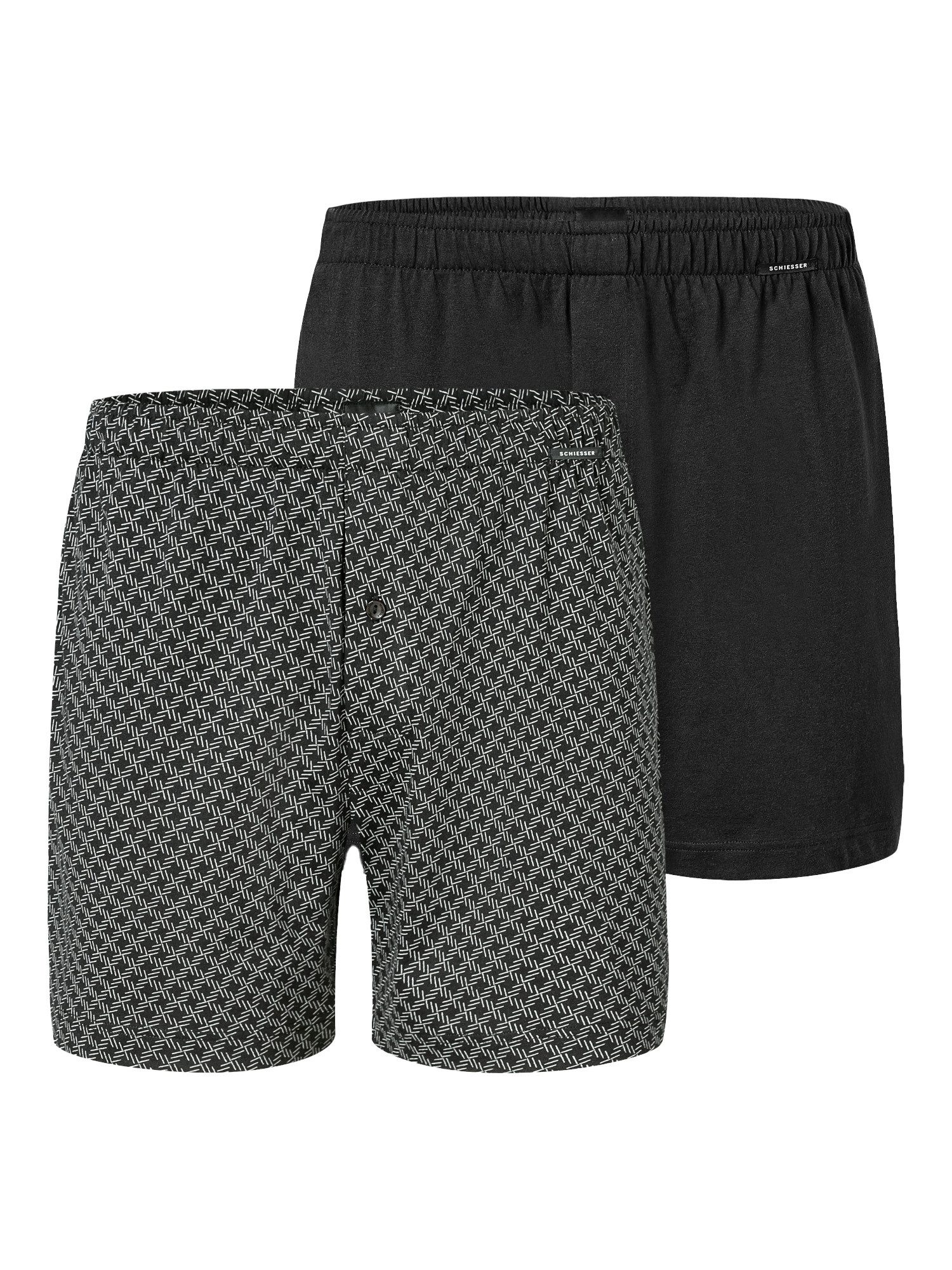Schiesser Boxer Basic (2-St) unterhose unterwäsche günstig online kaufen