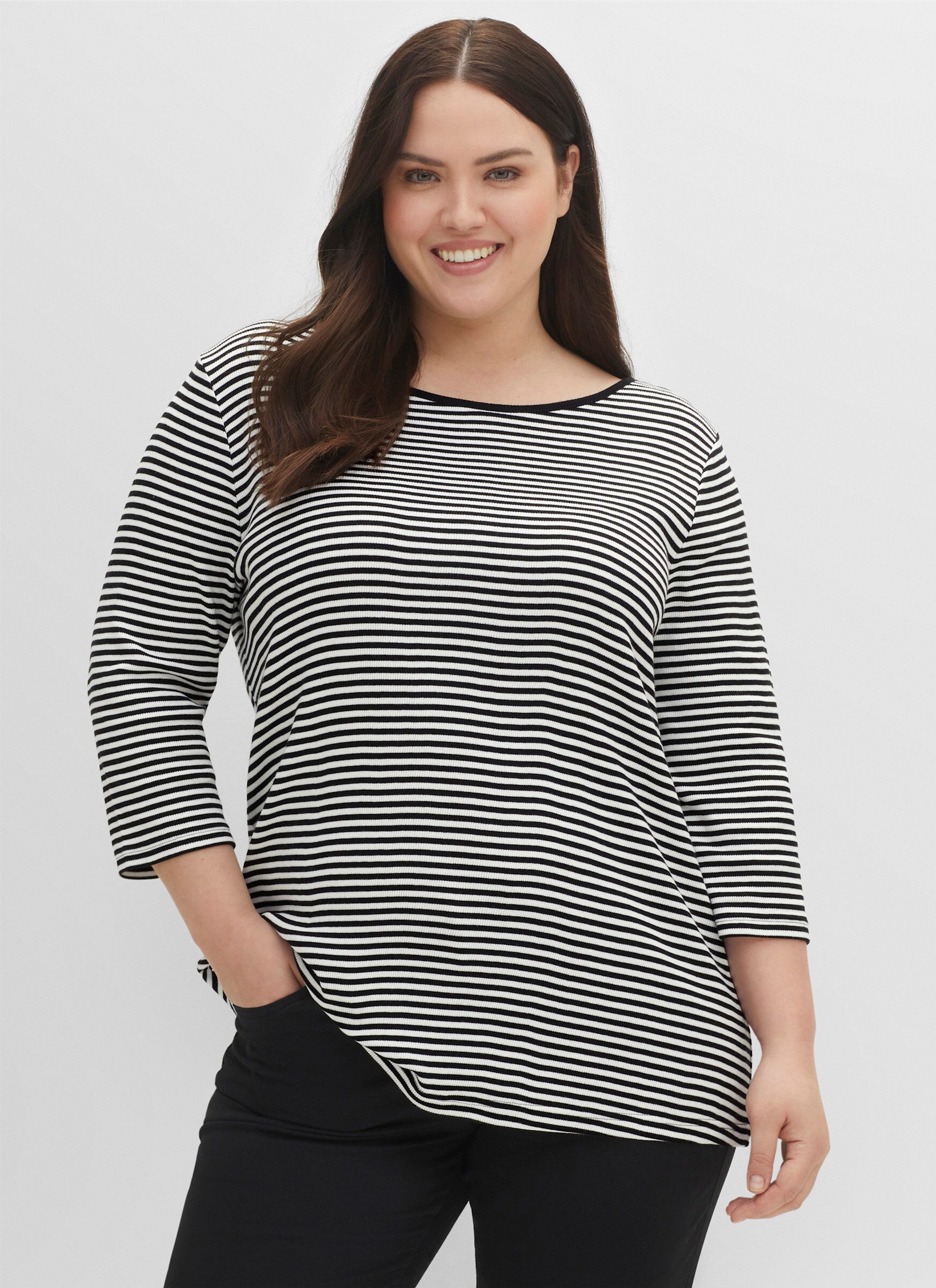 Sheego T-Shirt Ringelshirt günstig online kaufen
