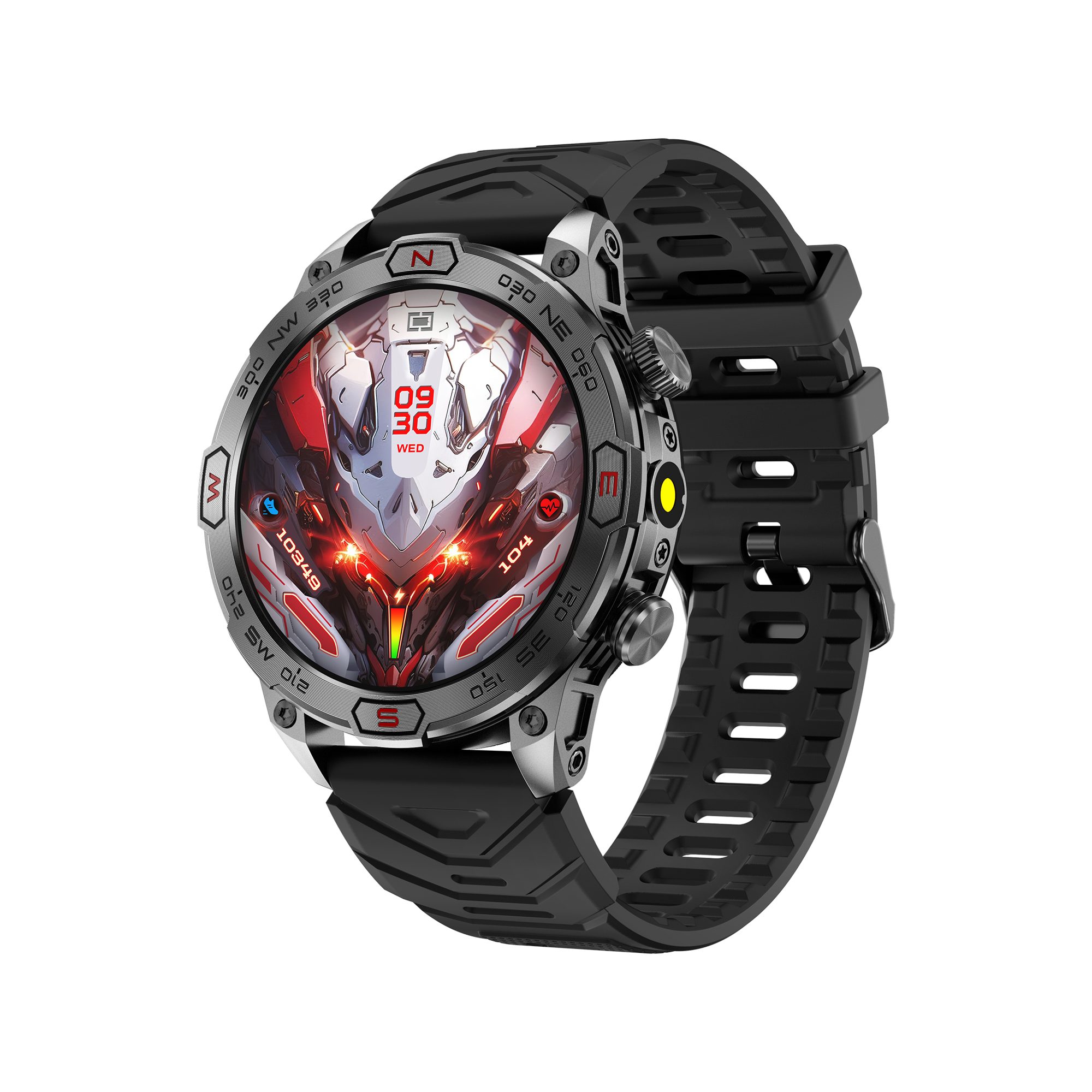 Valdus Herren’s 1 ATM Wasserdicht FitnessTracker Smartwatch (1.43 Zoll