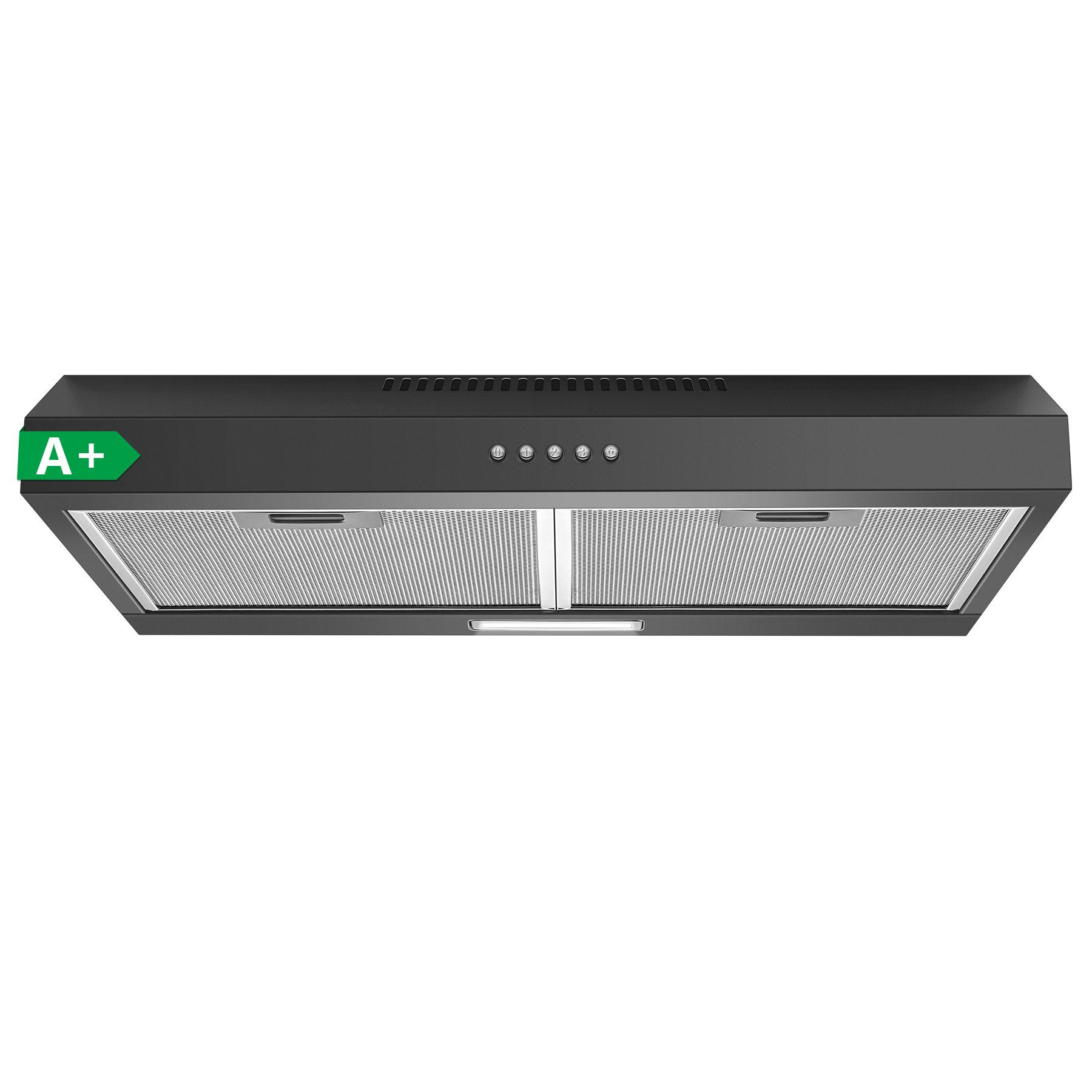 SNDOAS Unterbauhaube A+ Energieklasse, LED‑Beleuchtung, Umluft‑ und Abluftbetrieb 60 cm Unterbau‑Dunstabzugshaube, 250 m³/h, 3 Leistungsstufen