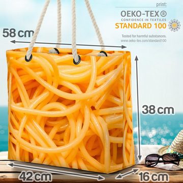 VOID Strandtasche (1-tlg), Pasta Nudeln Spaghetti Pasta Nudeln Spaghetti Buchweizen Eiernudeln k