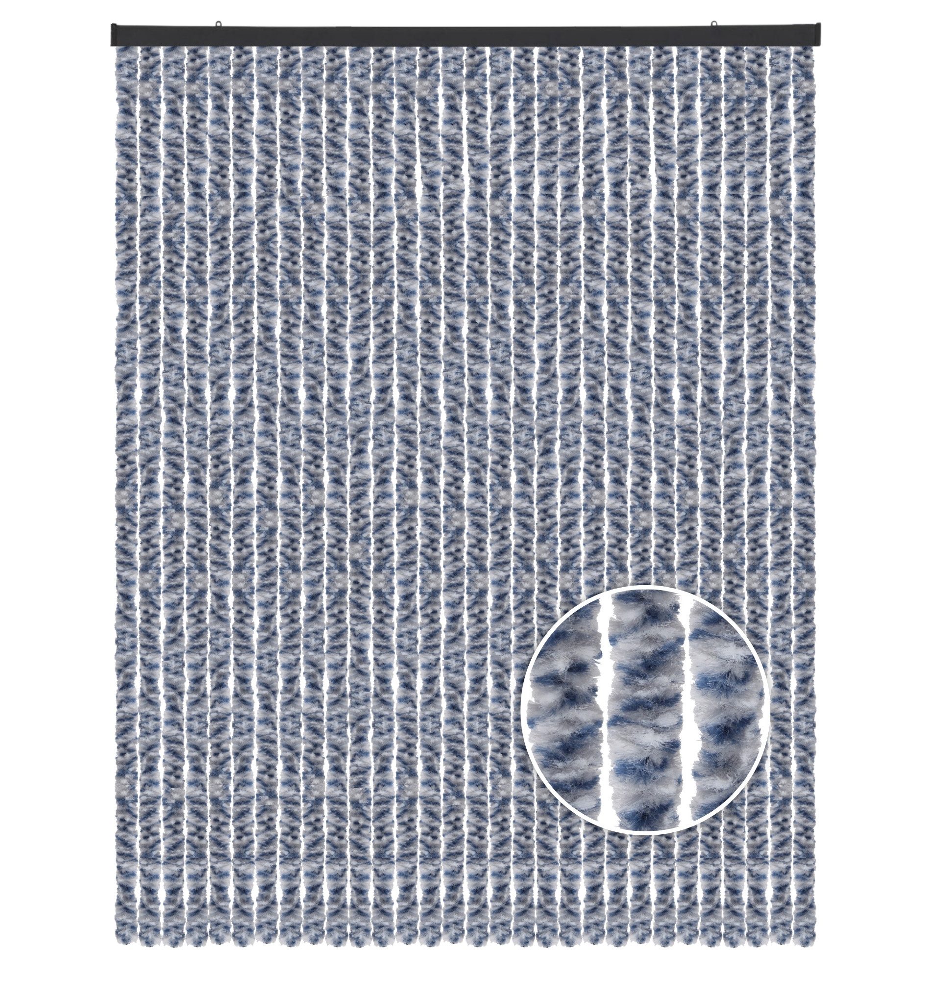 Arsvita Türvorhang Flauschvorhang 120x220cm, Ösen (1 günstig online kaufen