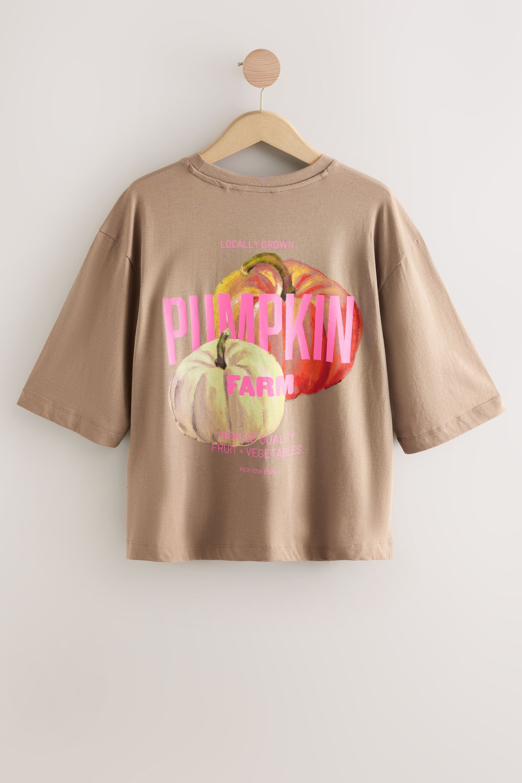 Next T-Shirt T-Shirt mit Grafikprint, Kürbisfarm günstig online kaufen