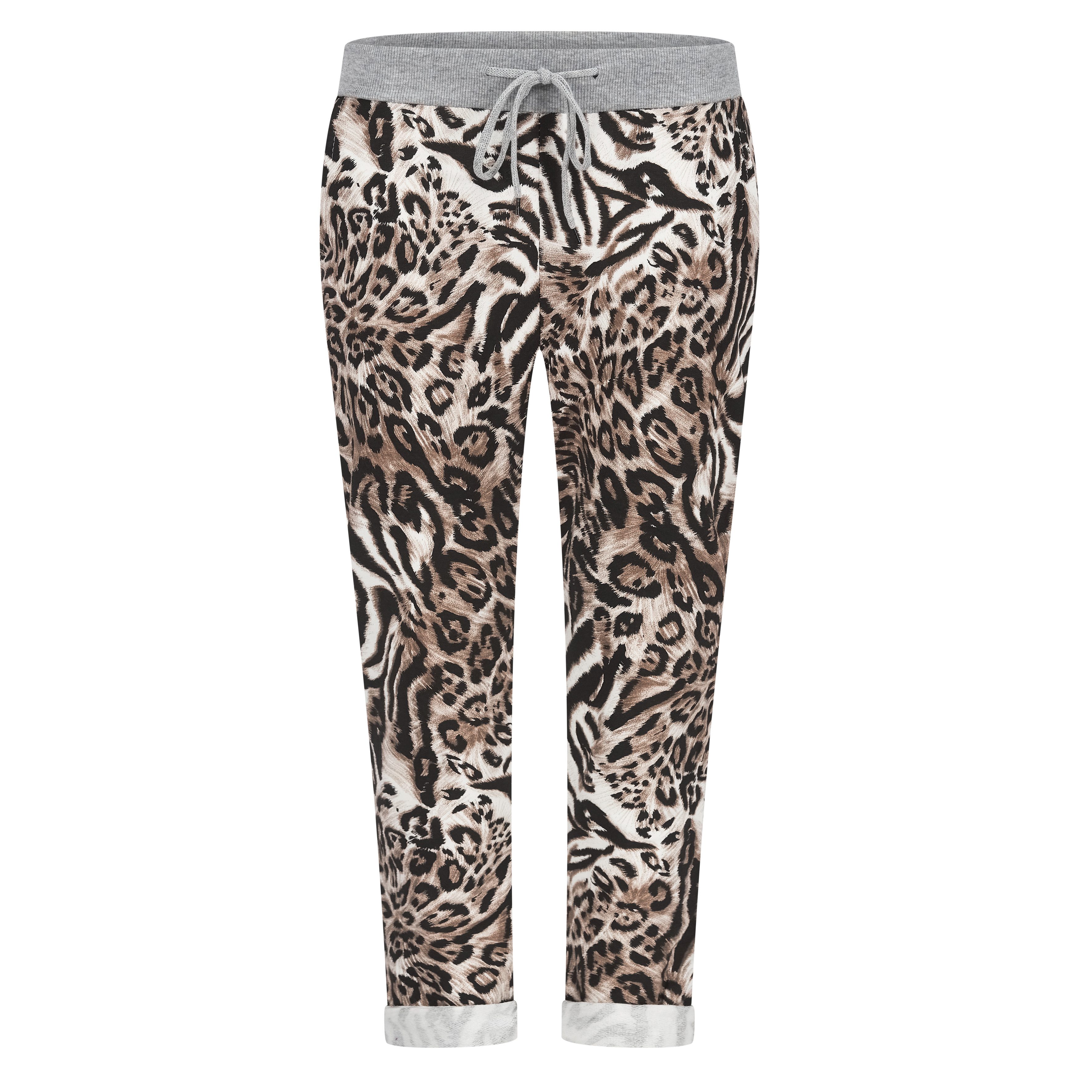 Mississhop Chinohose Damen Hose Blumen Jogginghose günstig online kaufen