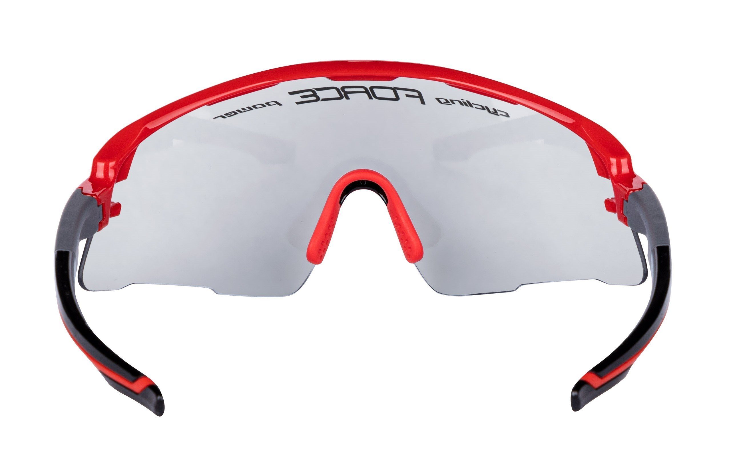 FORCE Fahrradbrille Sonnenbrille FORCE grau-rot, photochrom AMBIENT