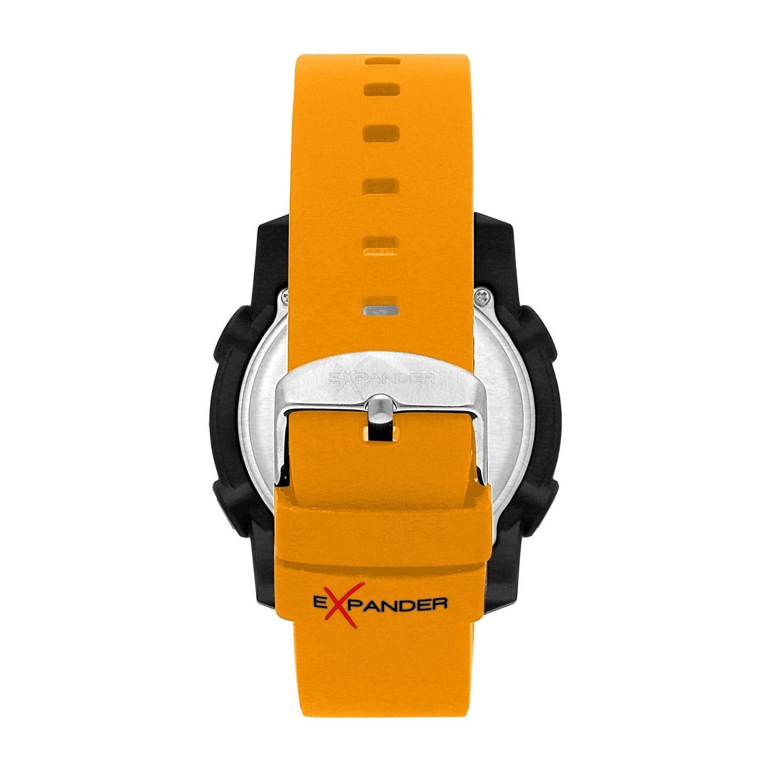 Digitaluhr Digital, 40mm), Armbanduhr groß (ca. orange, rund, Armbanduhr Herren Sector Sector Casual Silikonarmband Herren