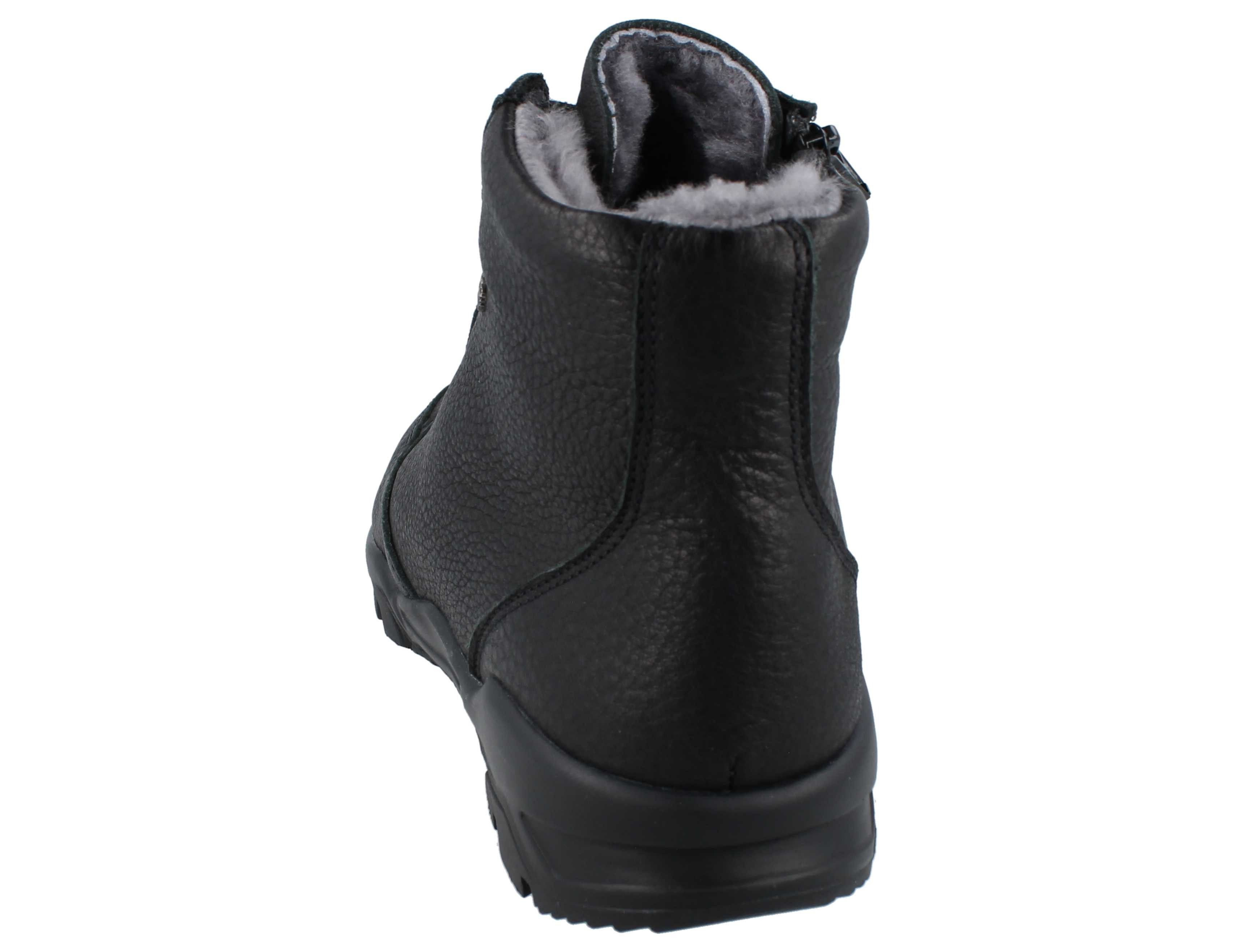 Finn Comfort FINN COMFORT Erding Herren Winterstiefel Reißverschluss schwarz Winterstiefel Wechselfußbett