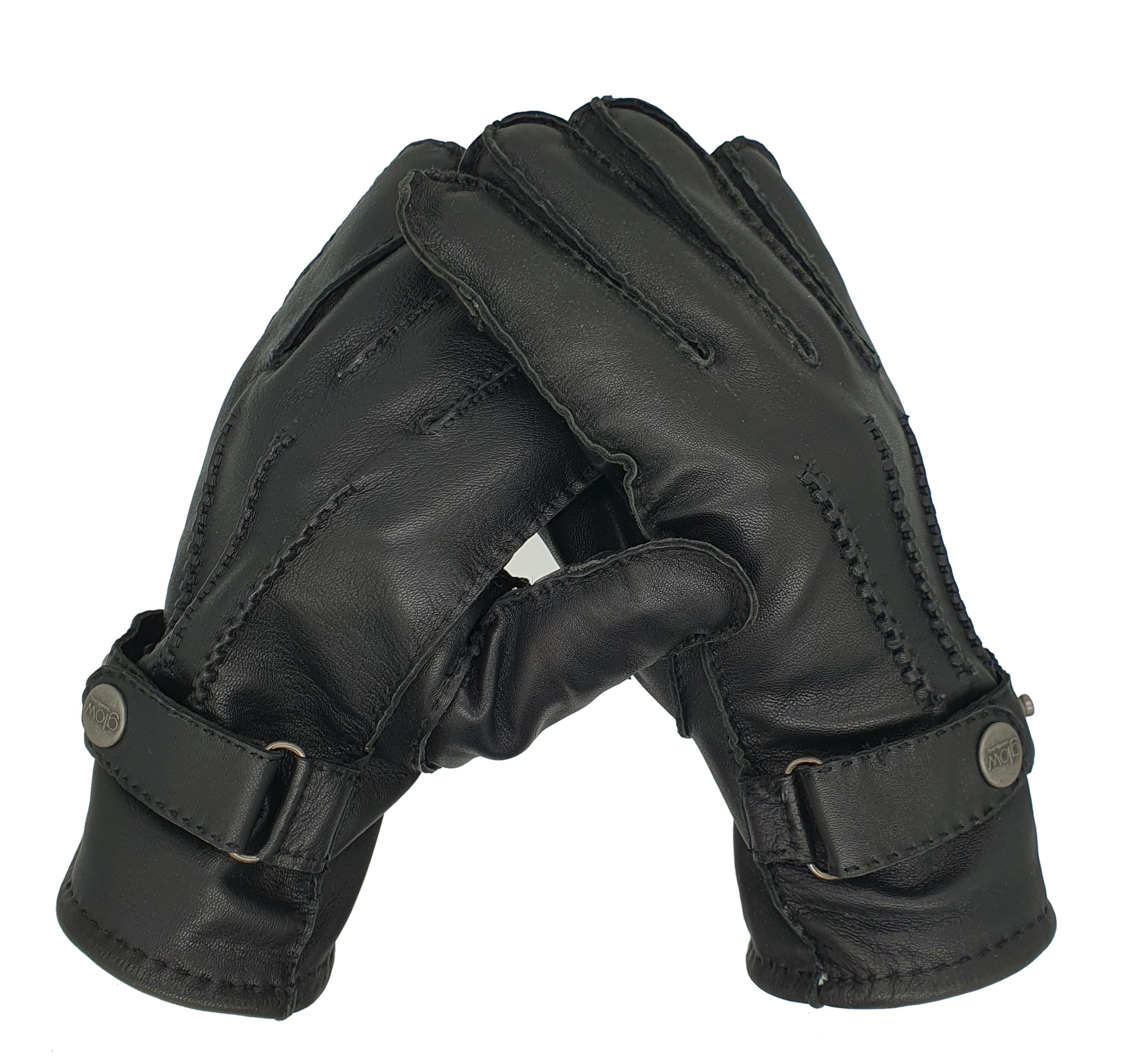 Glow Lederhandschuhe Winter-Lederhandschuhe Herren aus 100% Schafs-Leder günstig online kaufen