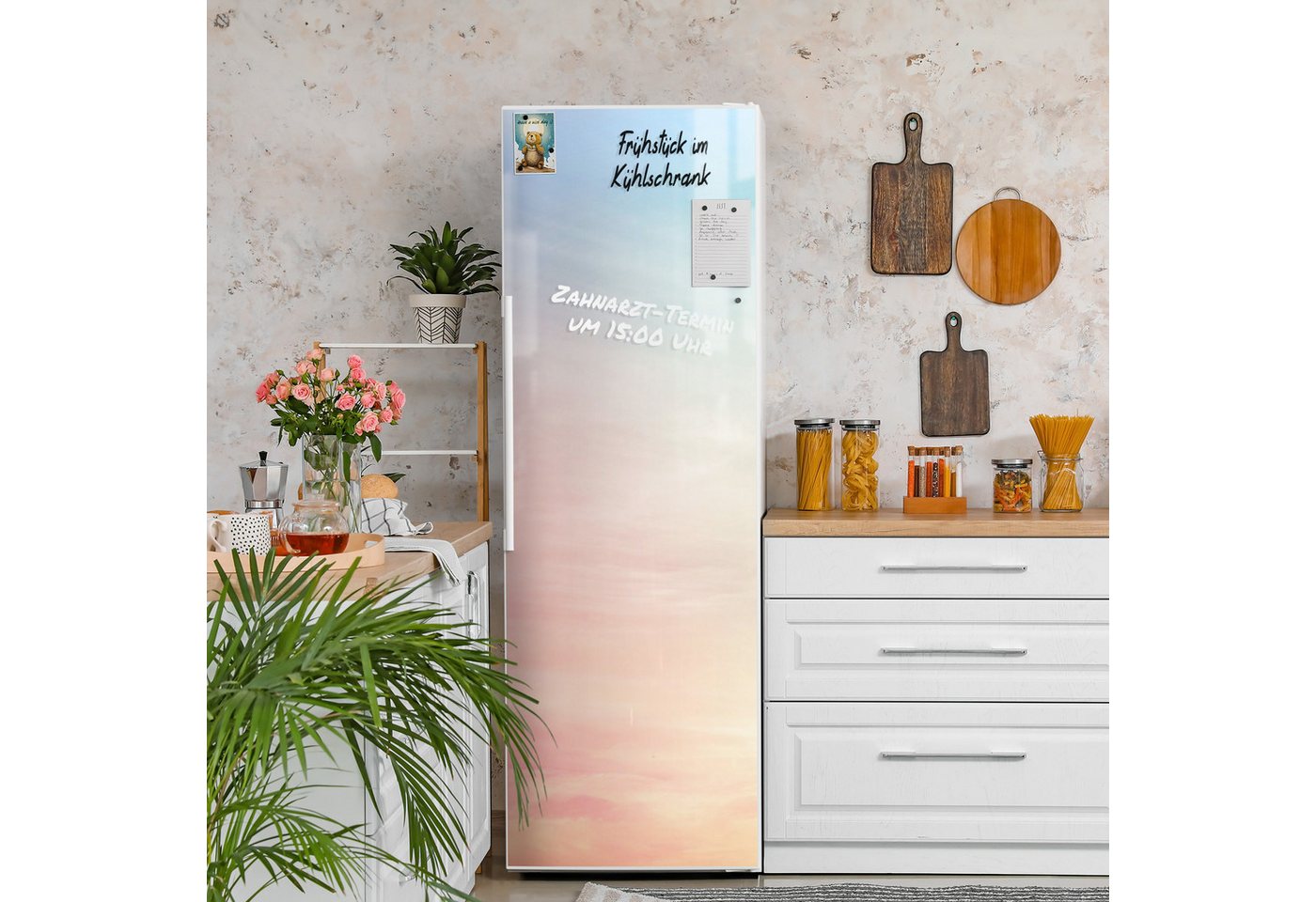 Thumbnail - DEQORI Magnetfolie 'Pastelliger Himmel', beschreibbar Kühlschrank Magnetmatte magnetisch Magnetfolie