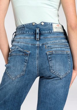 Herrlicher High-waist-Jeans Pitch HI Tap Denim Light