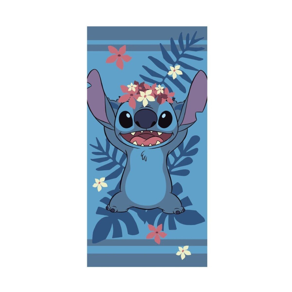 Lilo & Stitch Badetücher Lilo & Stitch Badetuch 70x140cm – Wreath Fast Dry, günstig online kaufen