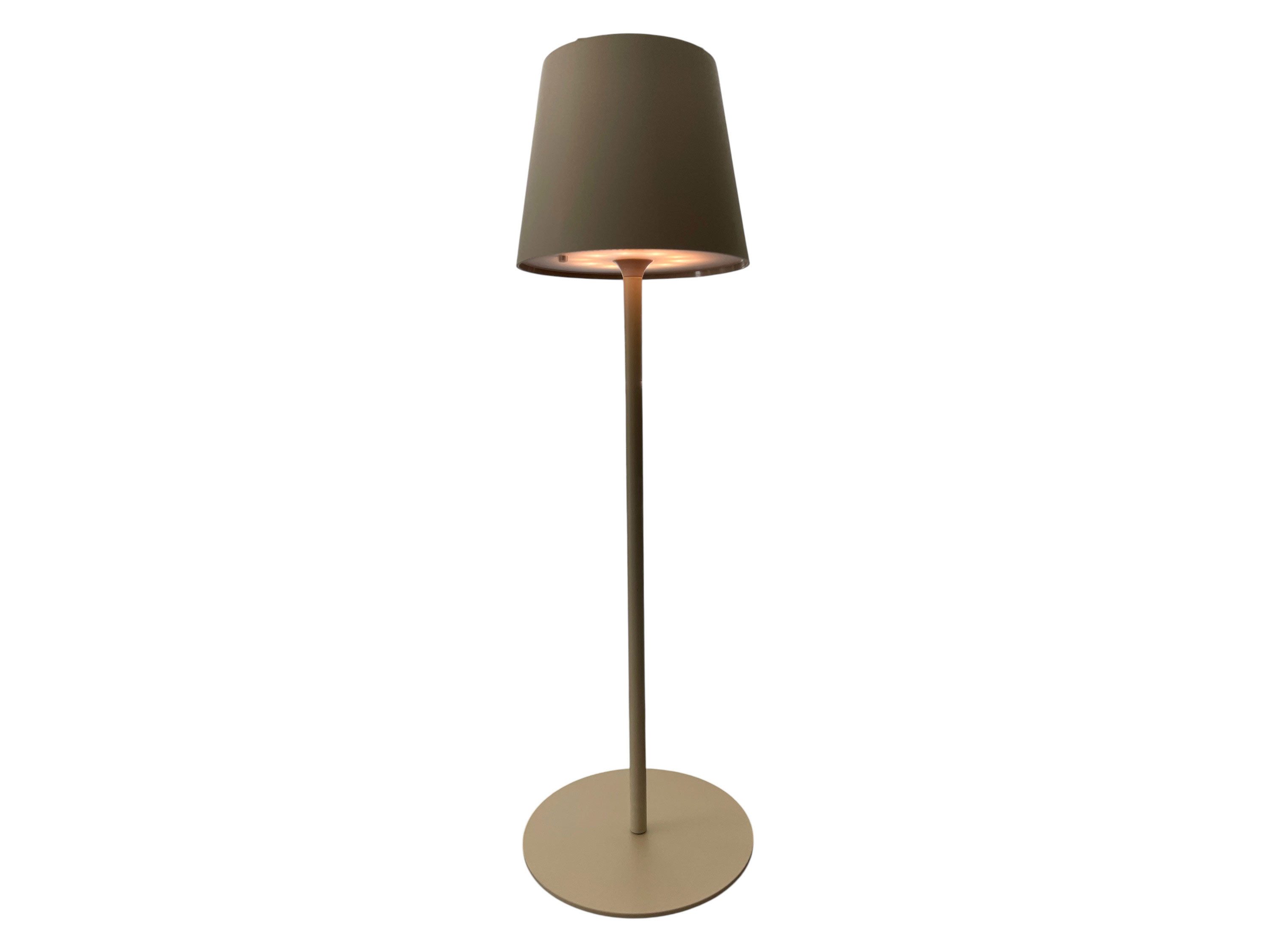 Coen Bakker Deco BV LED Außen-Stehlampe LED Lamp, LED, warmweiß, Solar variabel in 3 Höhen 49/86/123cm Sensor sand creme