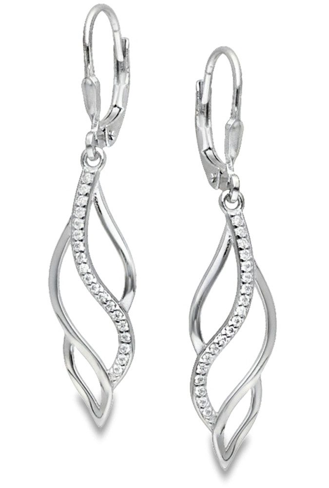 Limana Paar Ohrhänger echt 925 Silber hängende Ohrringe Schmuck Geschenk für Damen (Weihnachten Geburtstag Muttertag, inkl. Schmuckbox Weihnachtsgeschenk), Silberschmuck für Frauen Ehefrau Freundin Mutter