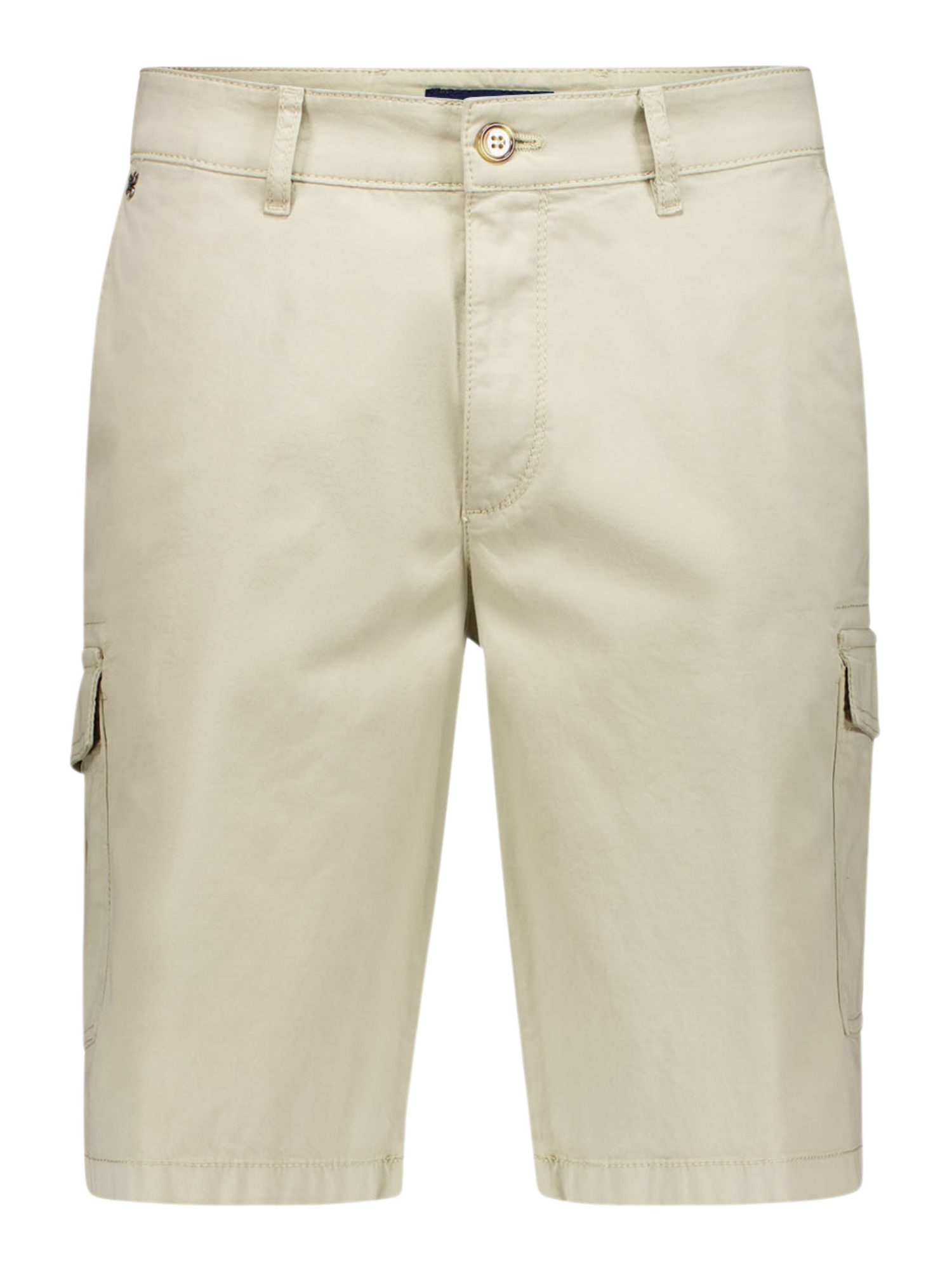 Atelier GARDEUR Stoffhose 2410 natur, Basic, Baumwolle, Unifarben, Modern Fit, Mittel
